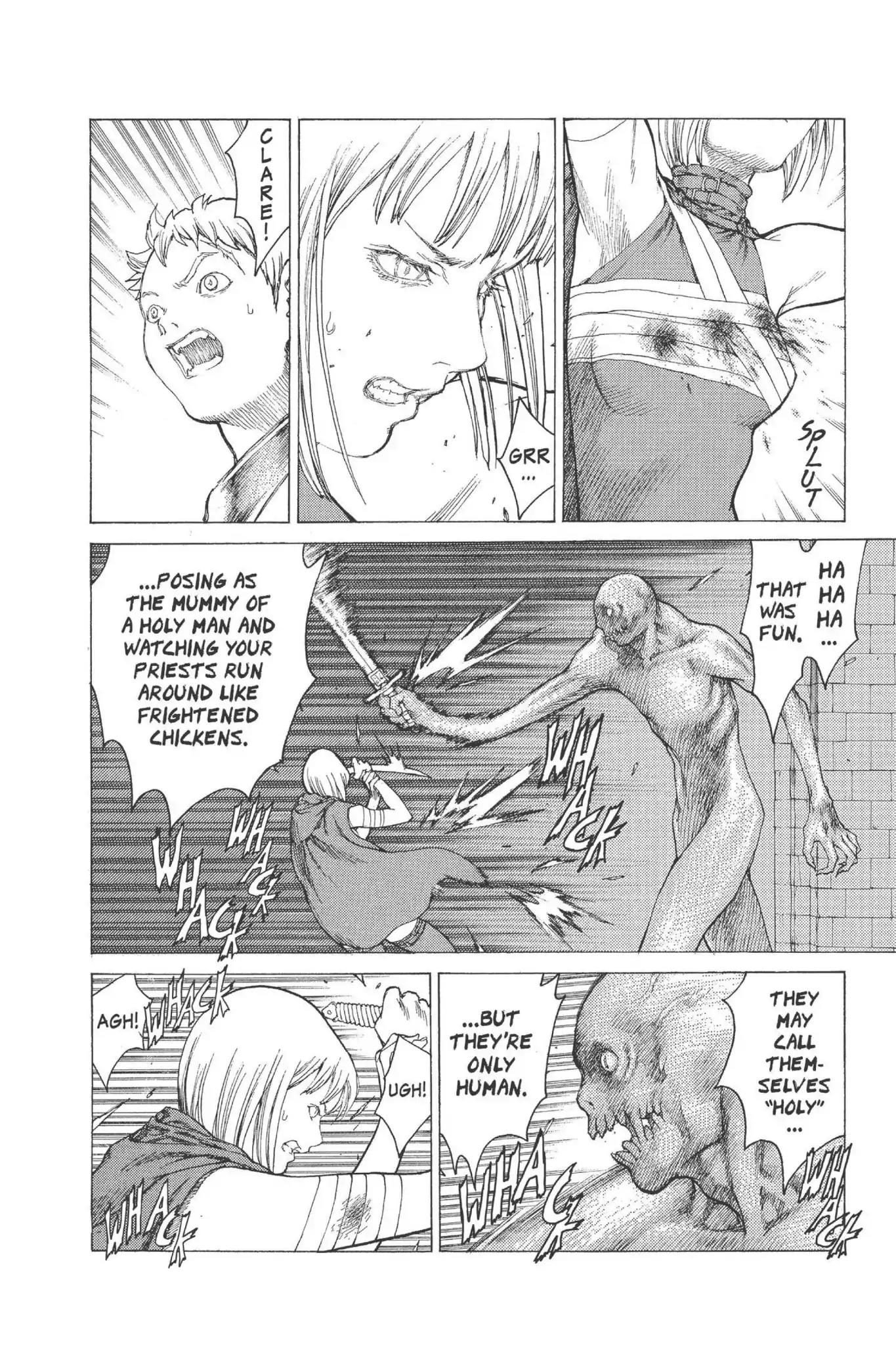 Claymore Chapter 9 page 21 - Chapter 9: Vol.2 Scene 9: Darkness in Paradise, Part 5