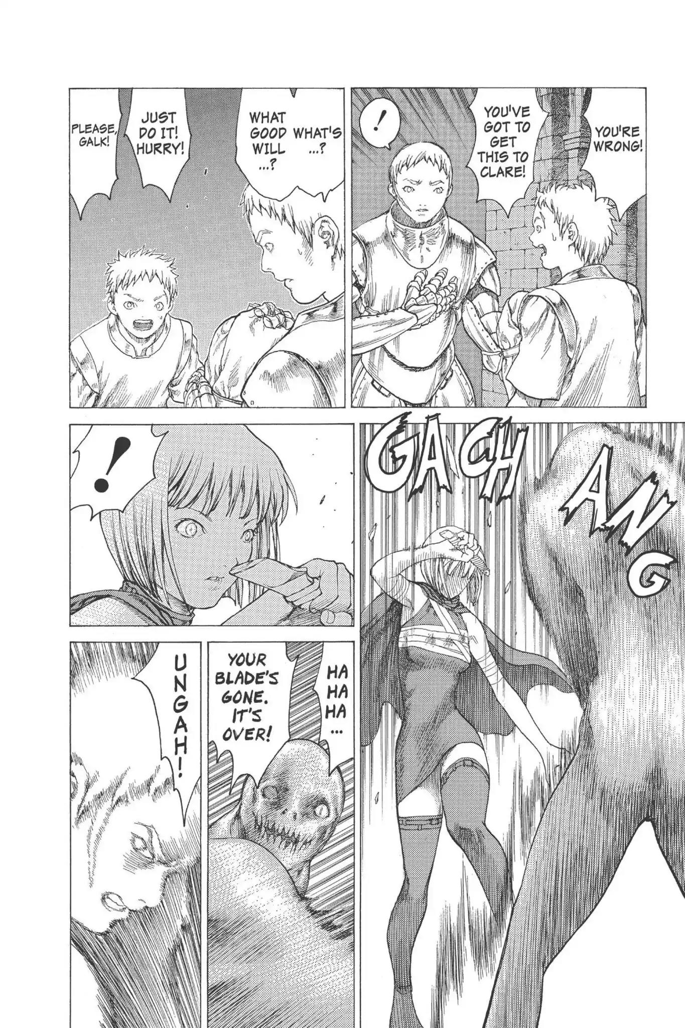 Claymore Chapter 9 page 23 - Chapter 9: Vol.2 Scene 9: Darkness in Paradise, Part 5