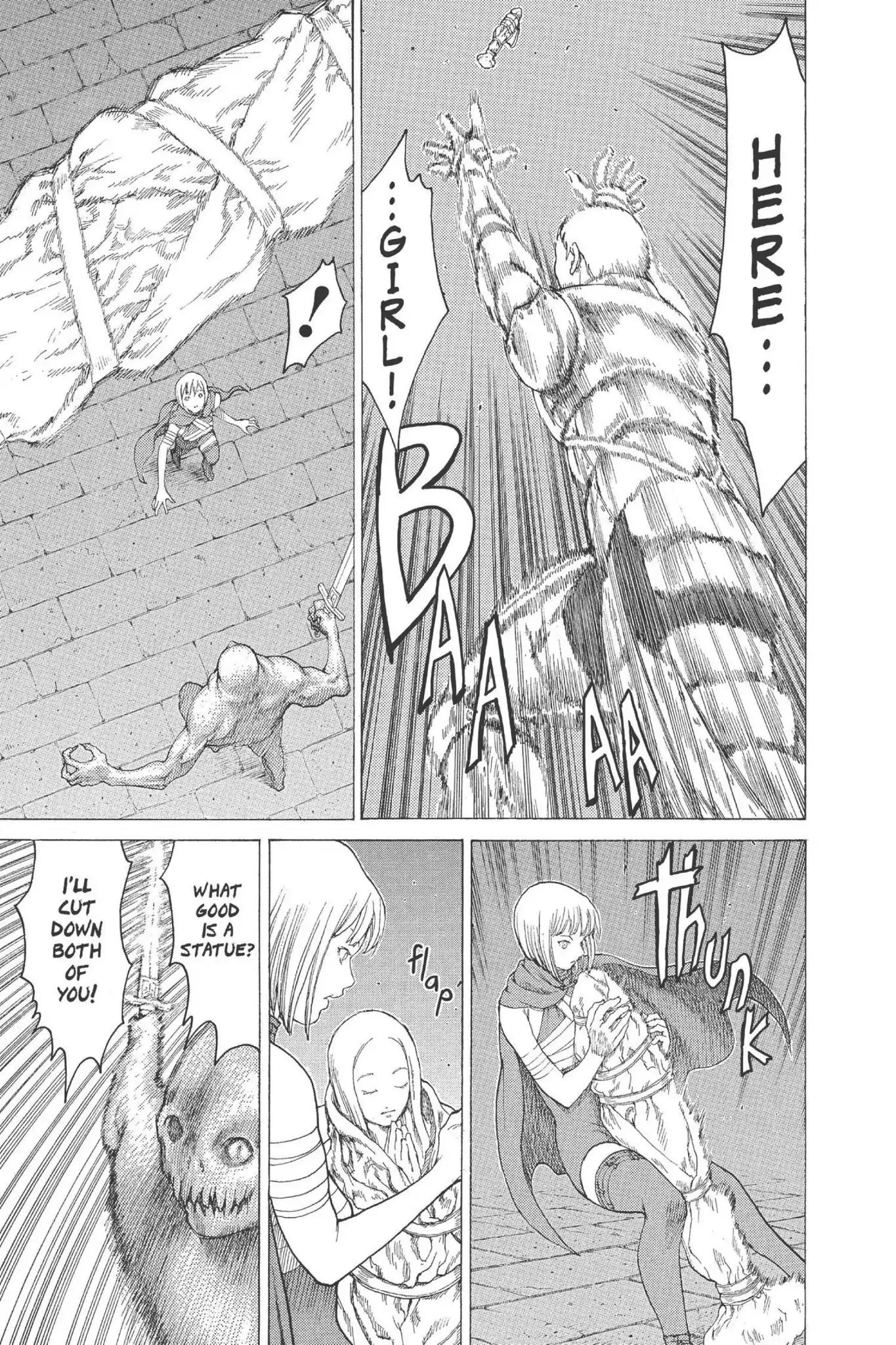 Claymore Chapter 9 page 24 - Chapter 9: Vol.2 Scene 9: Darkness in Paradise, Part 5