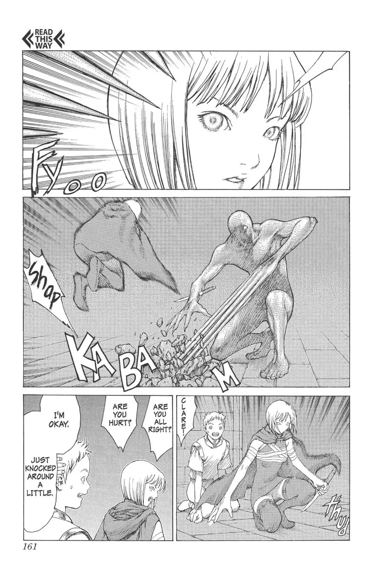 Claymore Chapter 9 page 6 - Chapter 9: Vol.2 Scene 9: Darkness in Paradise, Part 5