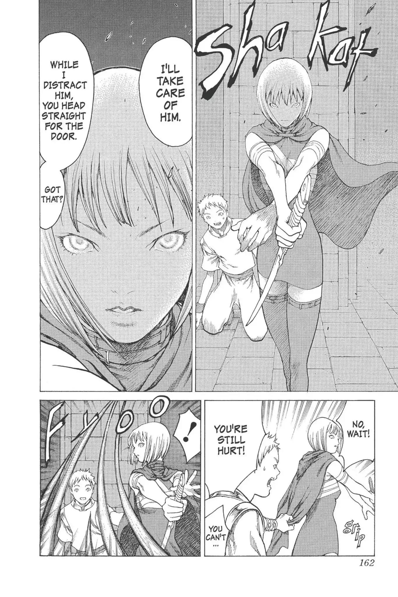 Claymore Chapter 9 page 7 - Chapter 9: Vol.2 Scene 9: Darkness in Paradise, Part 5