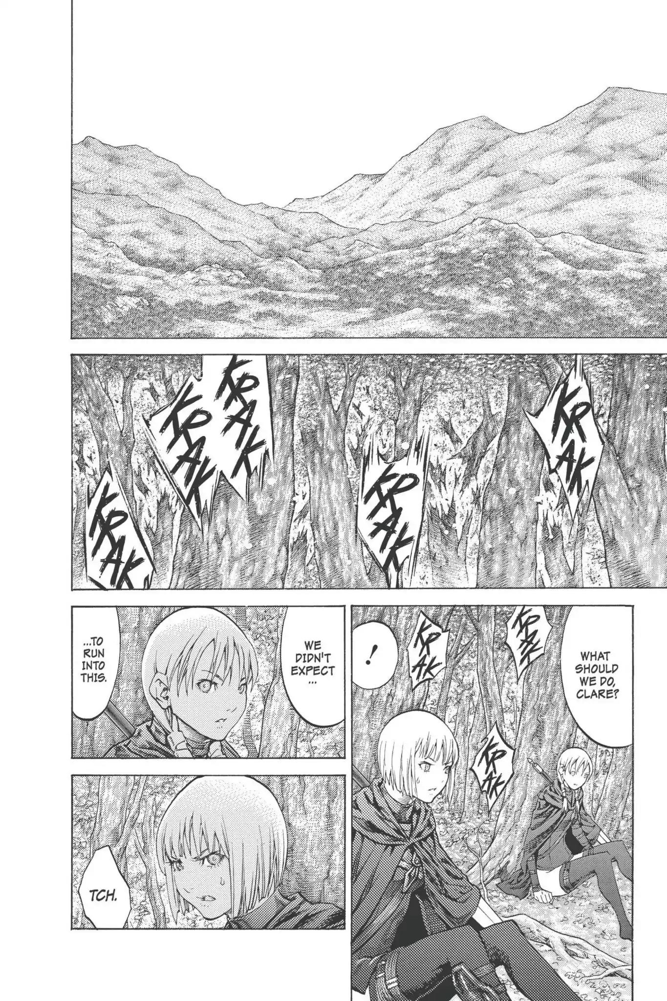 Claymore Chapter 90 page 20 - Chapter 90: Vol.17 Scene 90: The Claws of Memories, Part 1