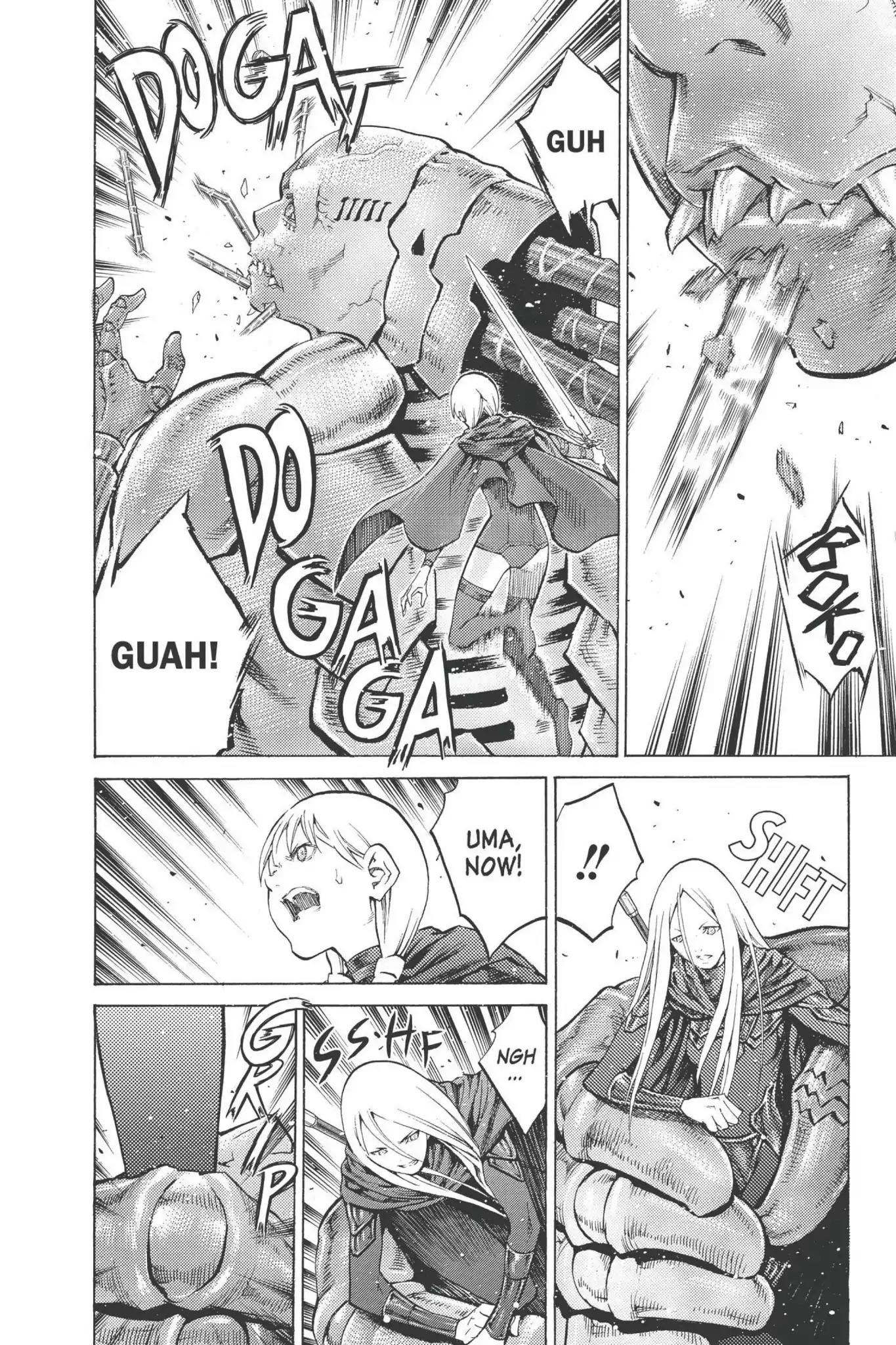 Claymore Chapter 90 page 28 - Chapter 90: Vol.17 Scene 90: The Claws of Memories, Part 1