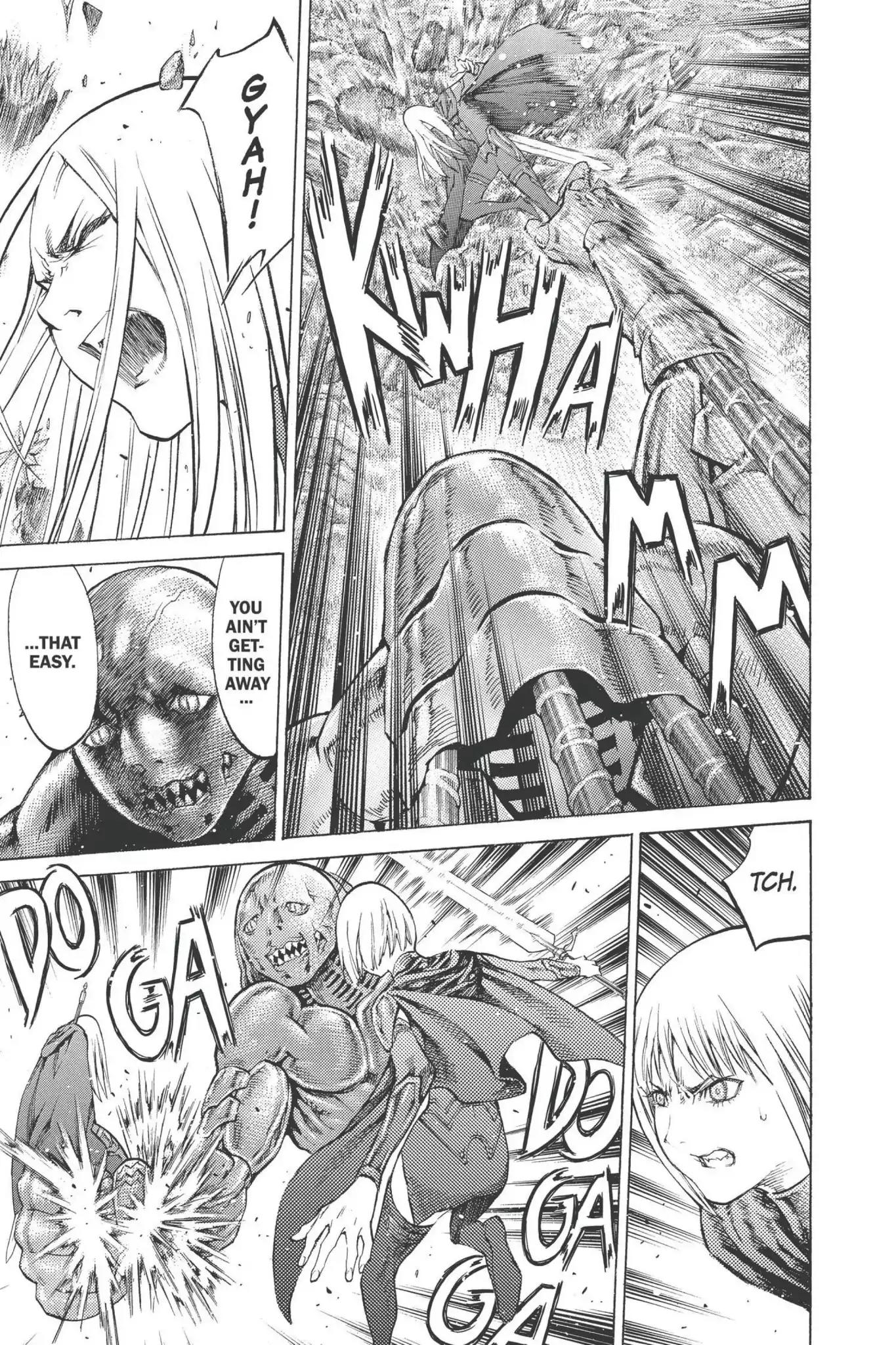 Claymore Chapter 90 page 29 - Chapter 90: Vol.17 Scene 90: The Claws of Memories, Part 1