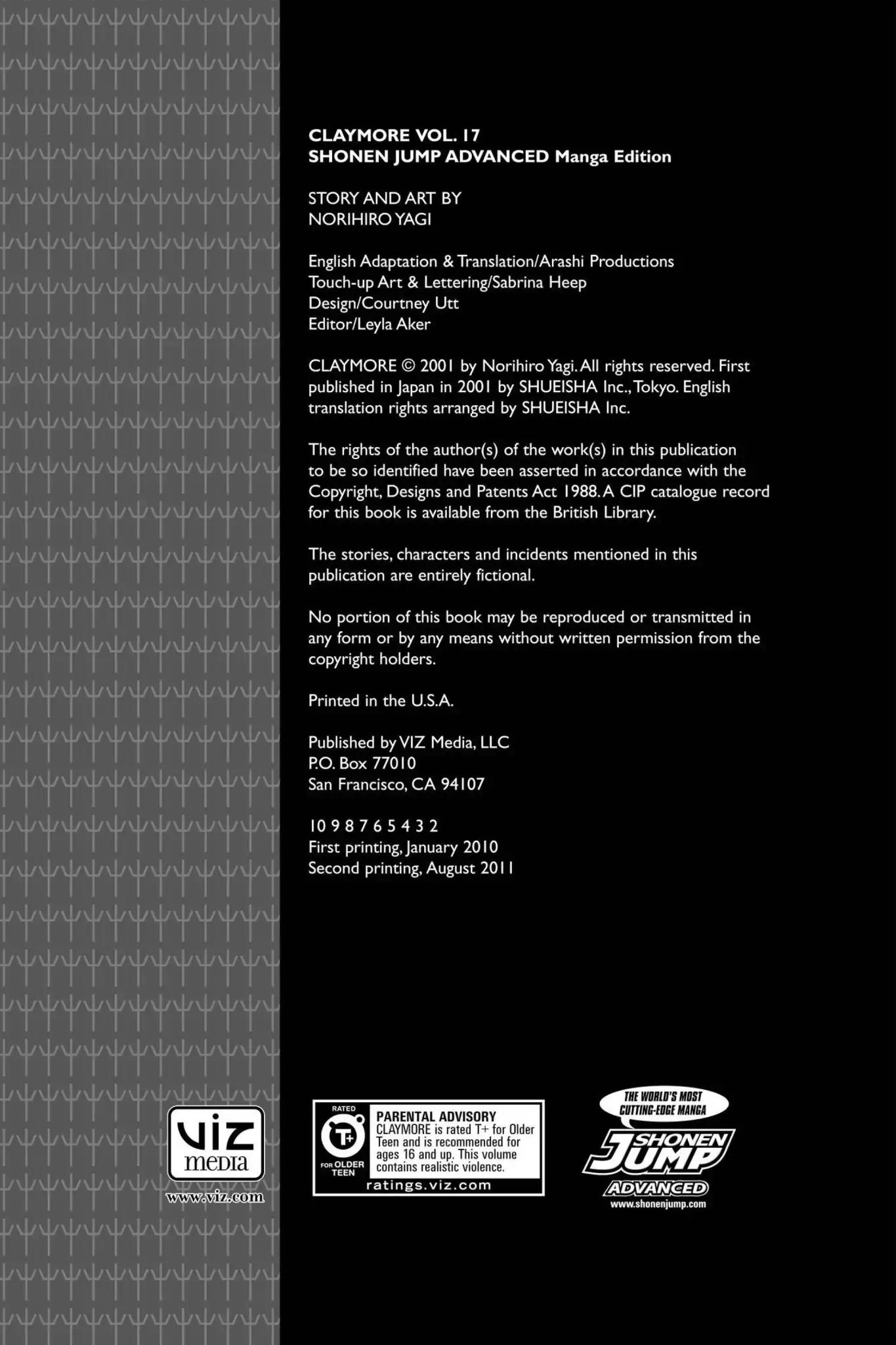 Claymore Chapter 90 page 3 - Chapter 90: Vol.17 Scene 90: The Claws of Memories, Part 1