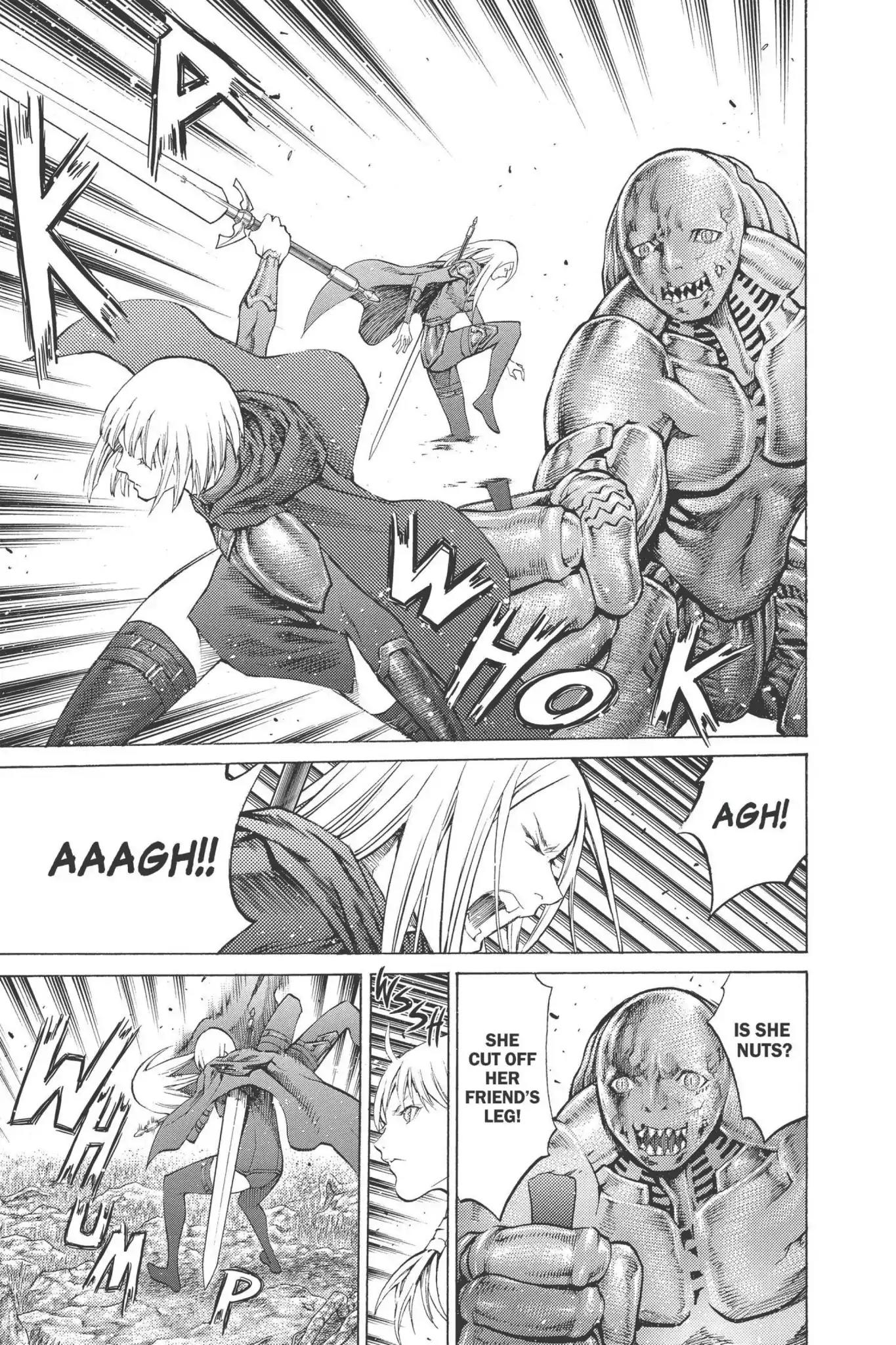 Claymore Chapter 90 page 31 - Chapter 90: Vol.17 Scene 90: The Claws of Memories, Part 1