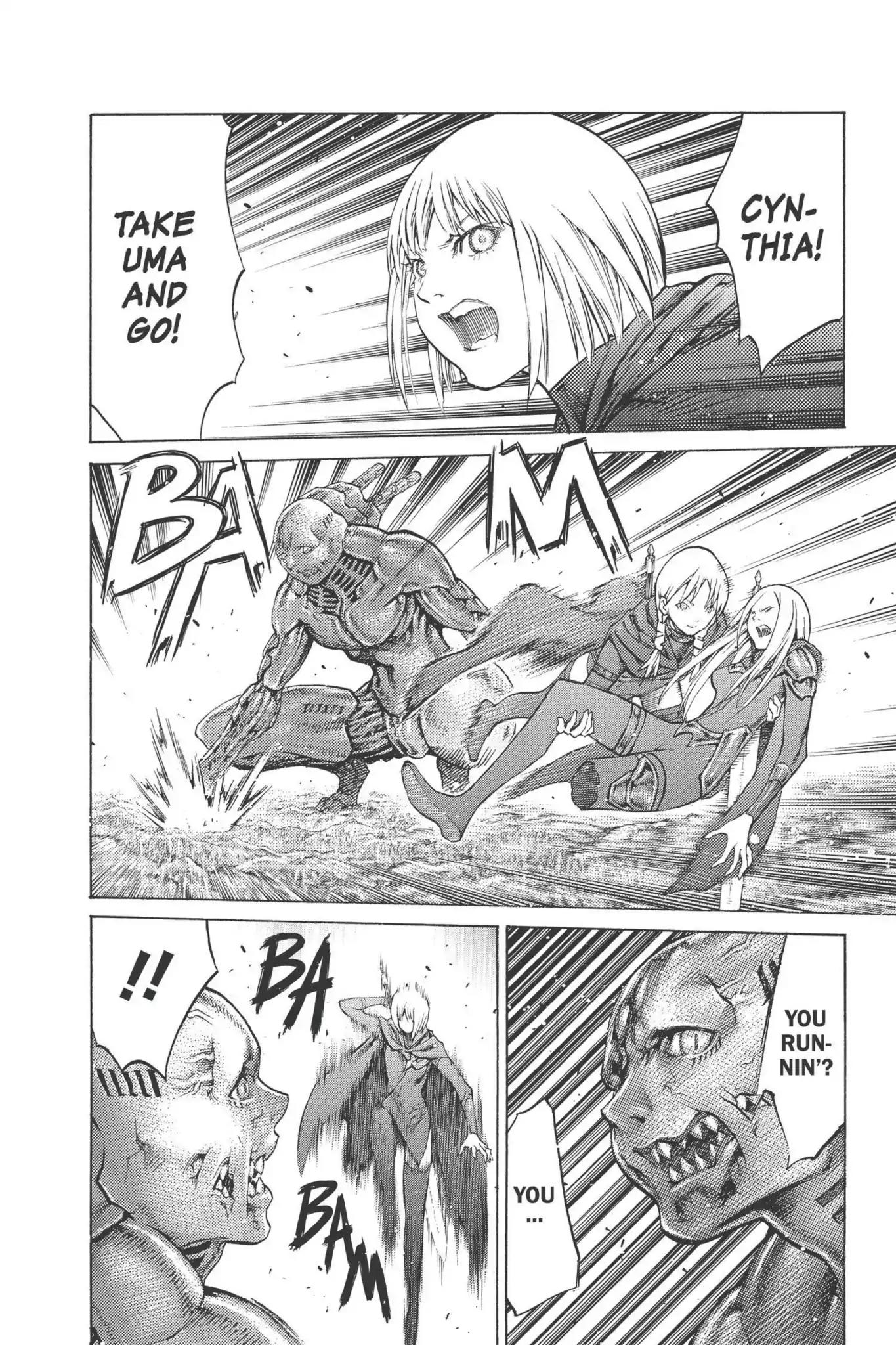 Claymore Chapter 90 page 32 - Chapter 90: Vol.17 Scene 90: The Claws of Memories, Part 1