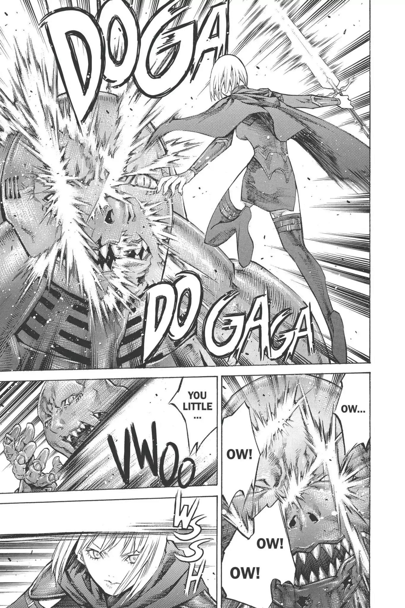 Claymore Chapter 90 page 33 - Chapter 90: Vol.17 Scene 90: The Claws of Memories, Part 1