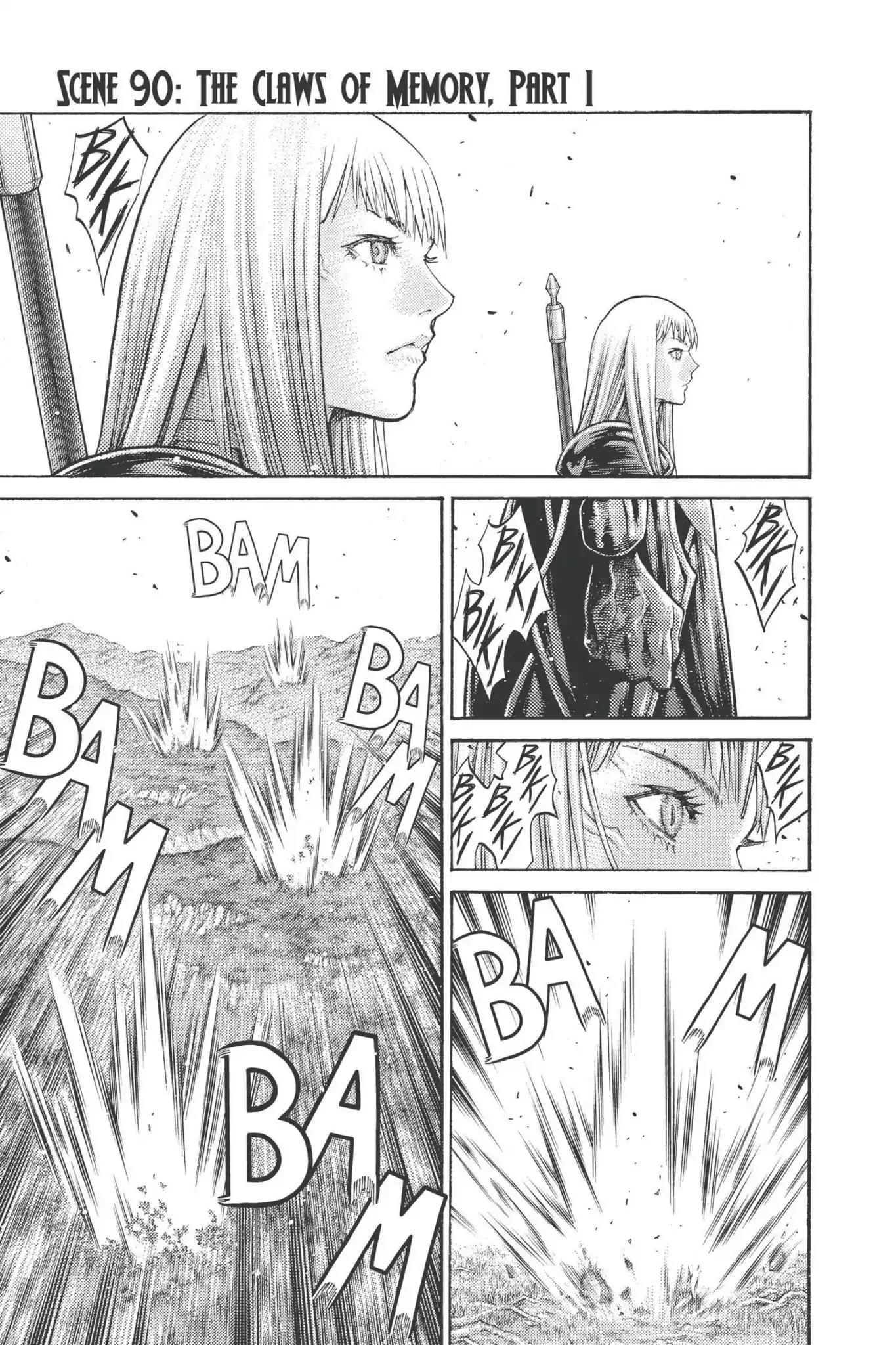 Claymore Chapter 90 page 7 - Chapter 90: Vol.17 Scene 90: The Claws of Memories, Part 1