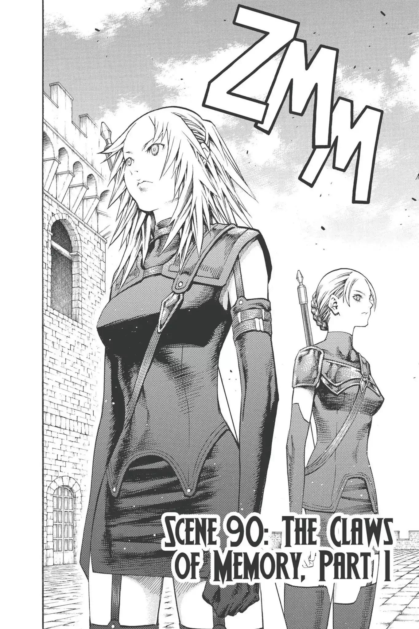 Claymore Chapter 90 page 8 - Chapter 90: Vol.17 Scene 90: The Claws of Memories, Part 1