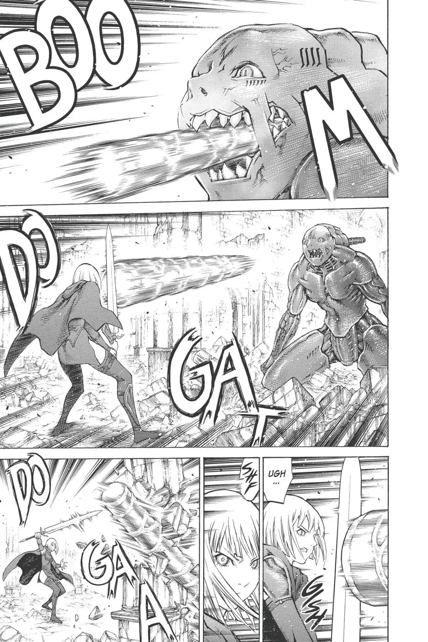 Claymore Chapter 91 page 11 - Chapter 91: Vol.17 Scene 91: The Claws of Memories, Part 2