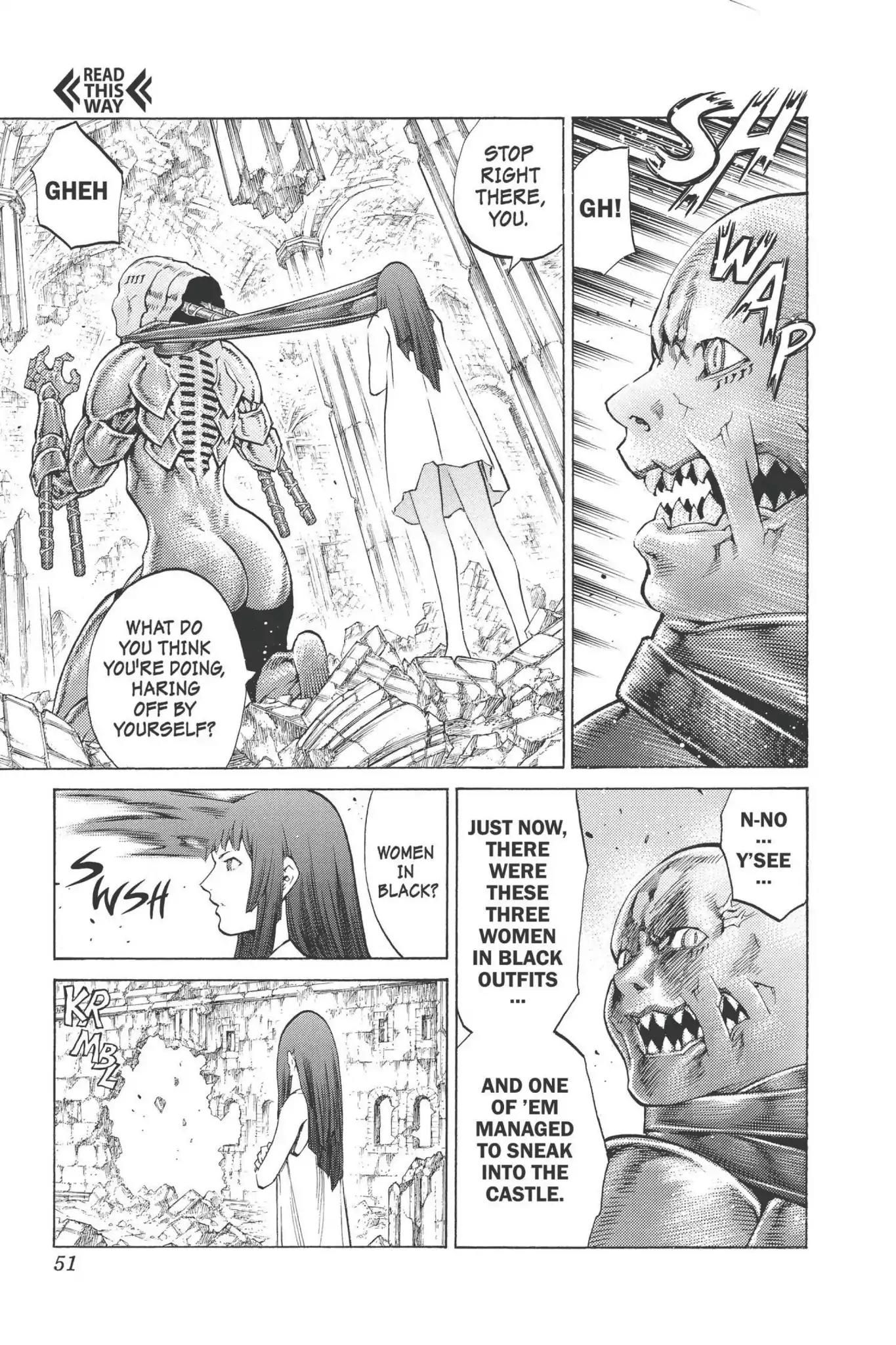 Claymore Chapter 91 page 13 - Chapter 91: Vol.17 Scene 91: The Claws of Memories, Part 2