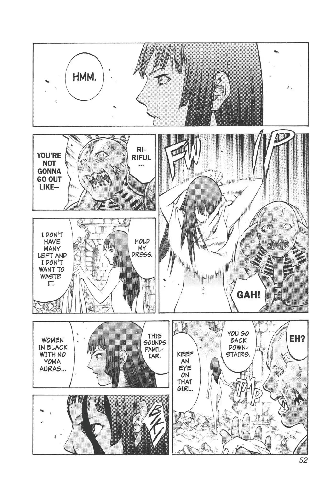 Claymore Chapter 91 page 14 - Chapter 91: Vol.17 Scene 91: The Claws of Memories, Part 2