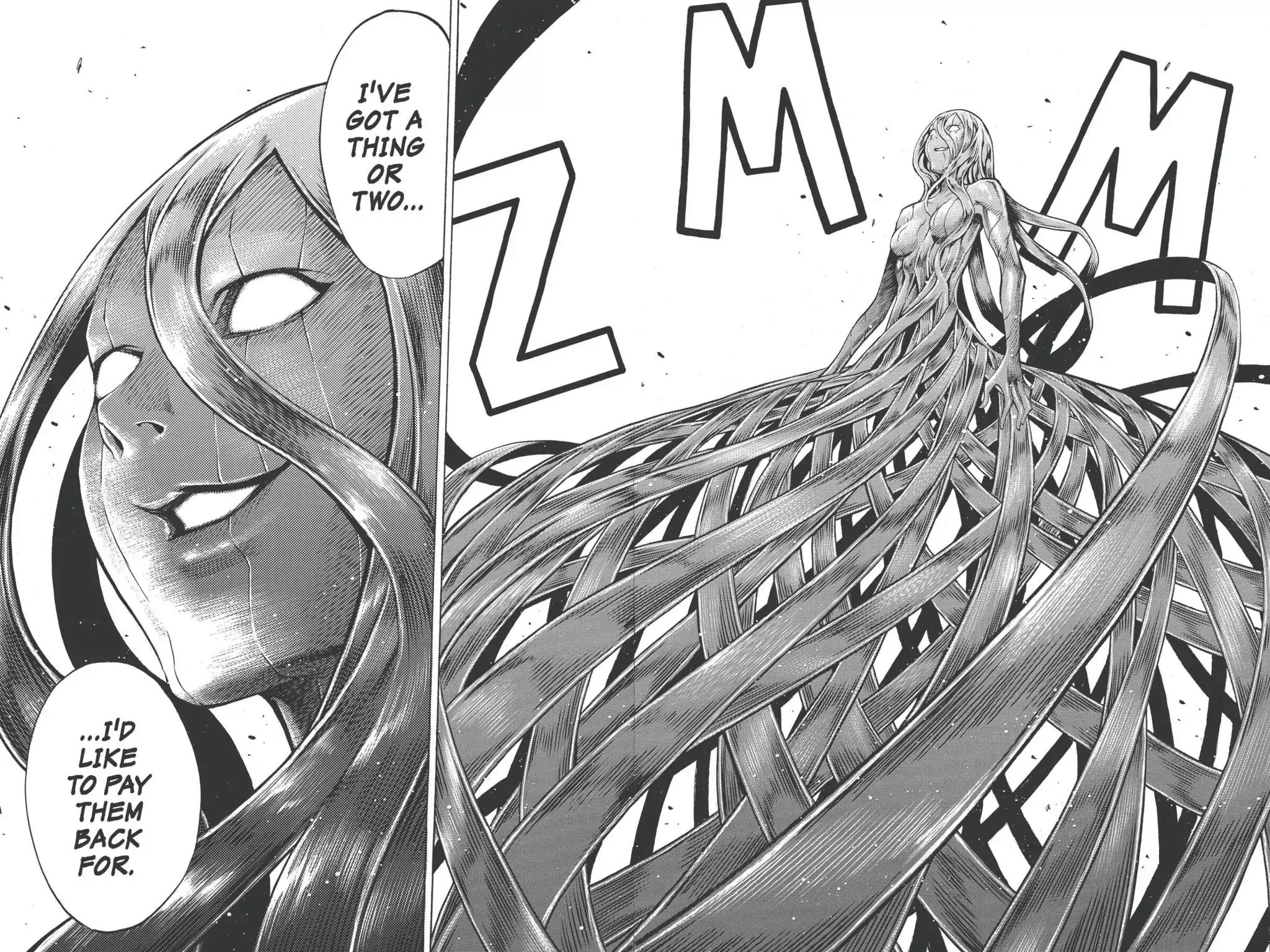 Claymore Chapter 91 page 16 - Chapter 91: Vol.17 Scene 91: The Claws of Memories, Part 2