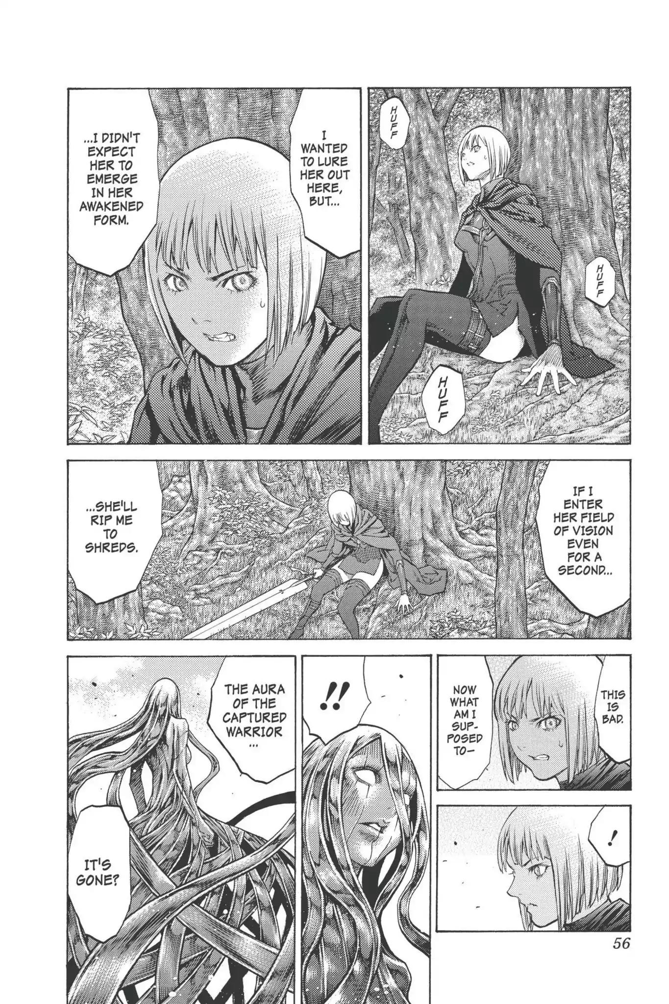Claymore Chapter 91 page 17 - Chapter 91: Vol.17 Scene 91: The Claws of Memories, Part 2