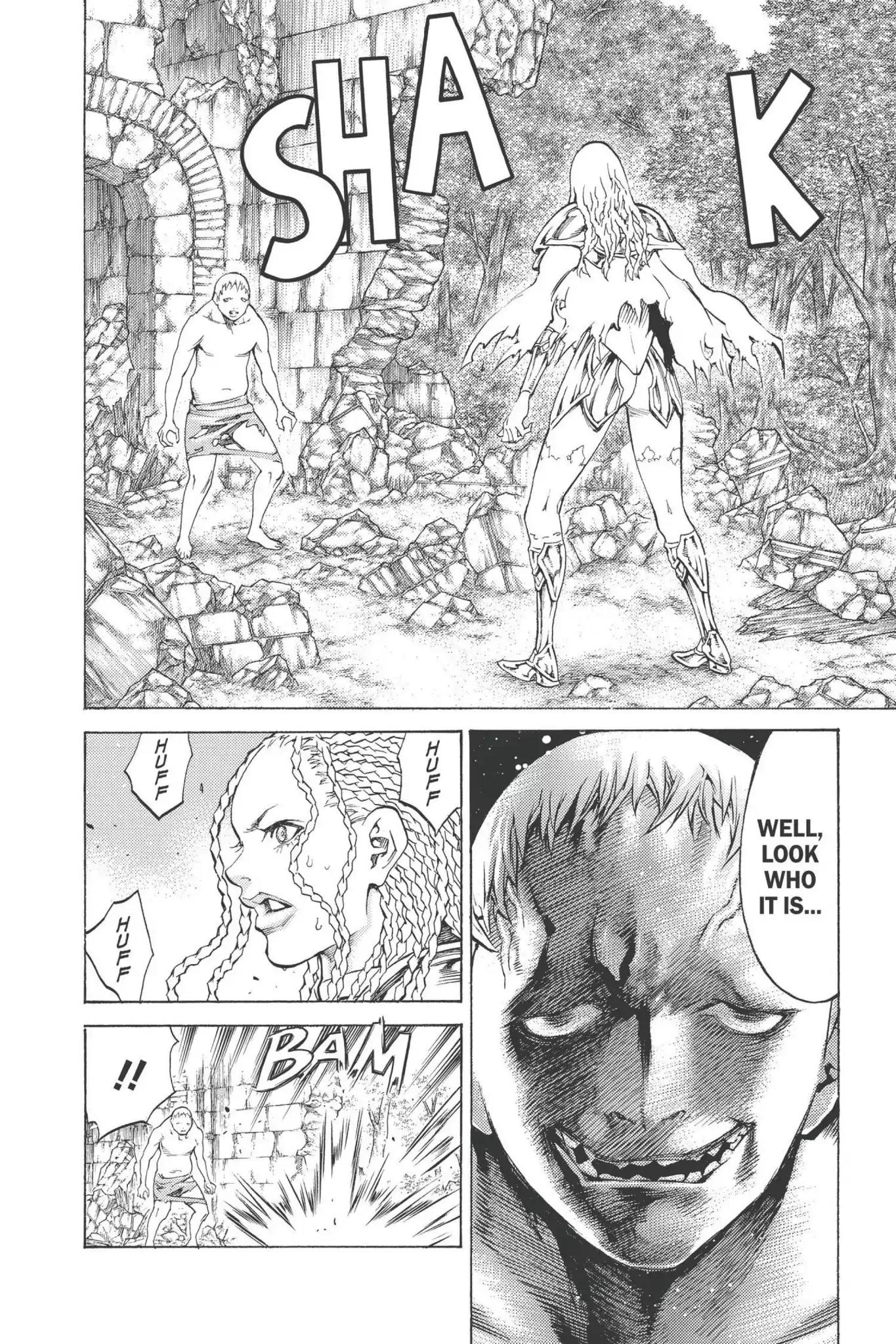 Claymore Chapter 91 page 19 - Chapter 91: Vol.17 Scene 91: The Claws of Memories, Part 2