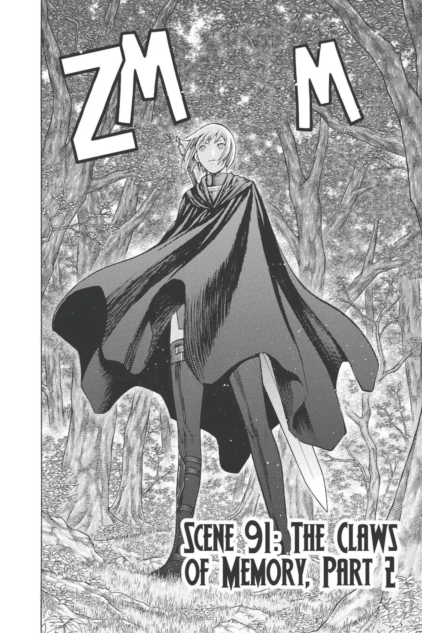 Claymore Chapter 91 page 2 - Chapter 91: Vol.17 Scene 91: The Claws of Memories, Part 2