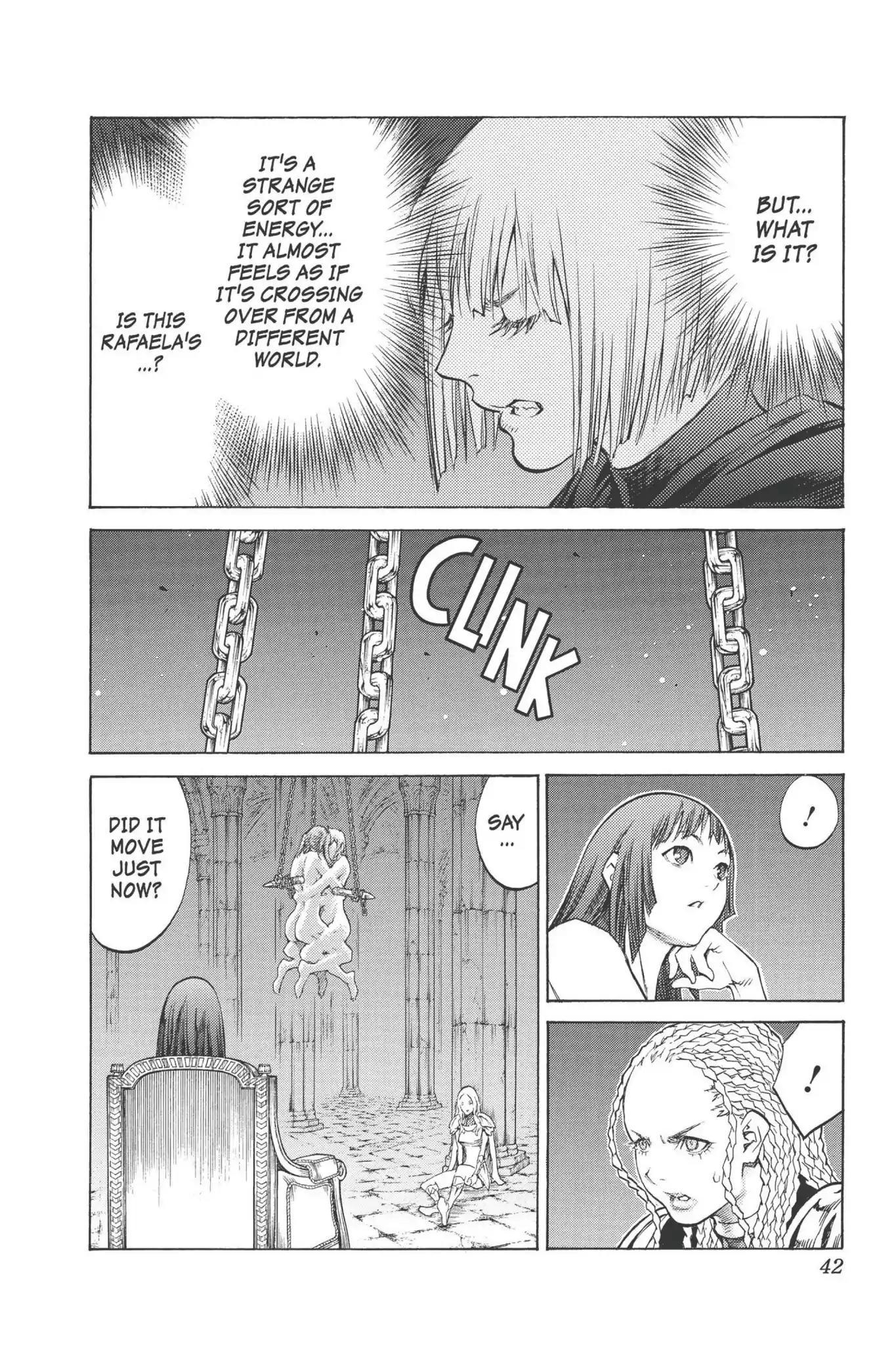 Claymore Chapter 91 page 4 - Chapter 91: Vol.17 Scene 91: The Claws of Memories, Part 2