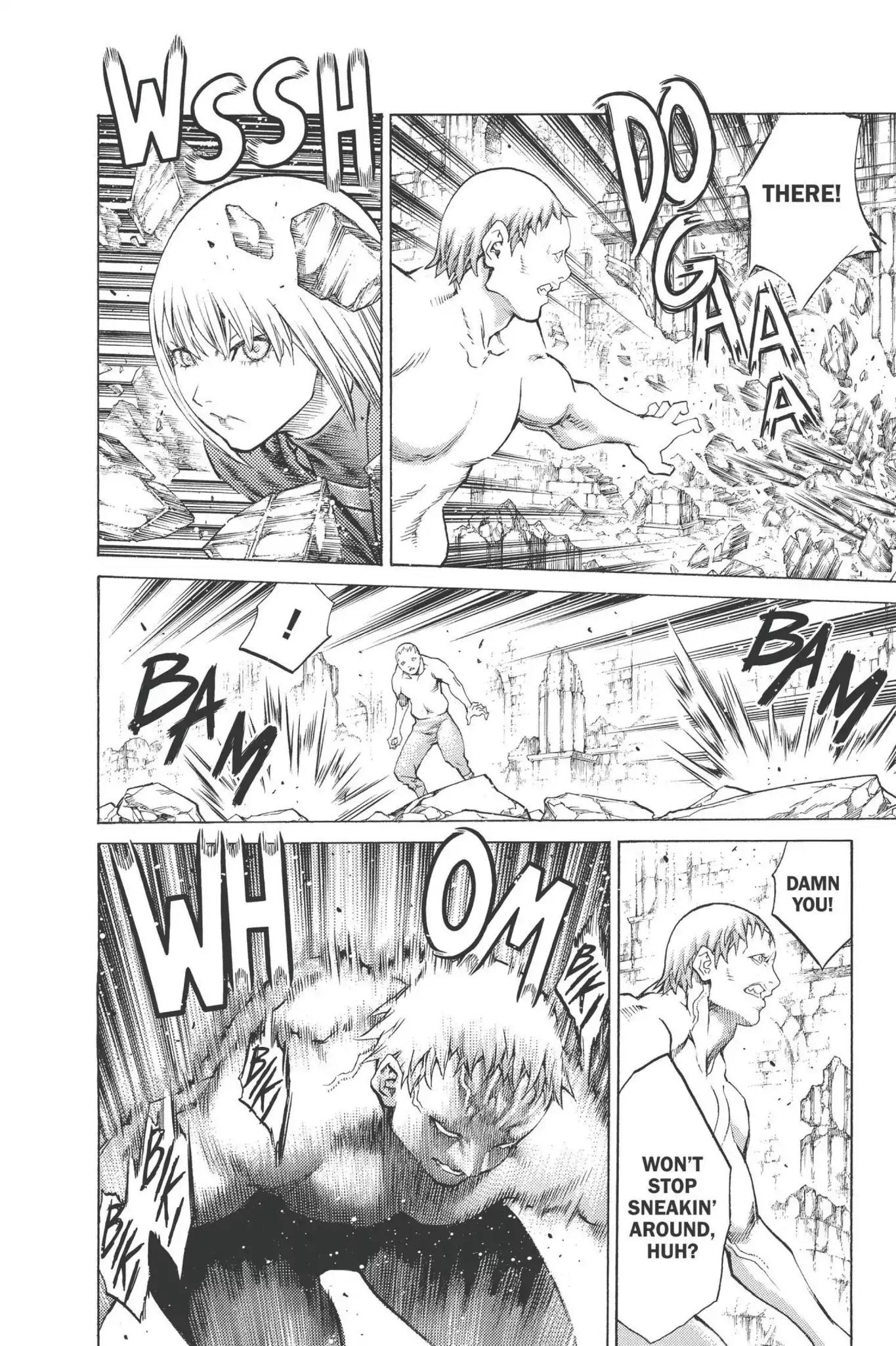 Claymore Chapter 91 page 8 - Chapter 91: Vol.17 Scene 91: The Claws of Memories, Part 2