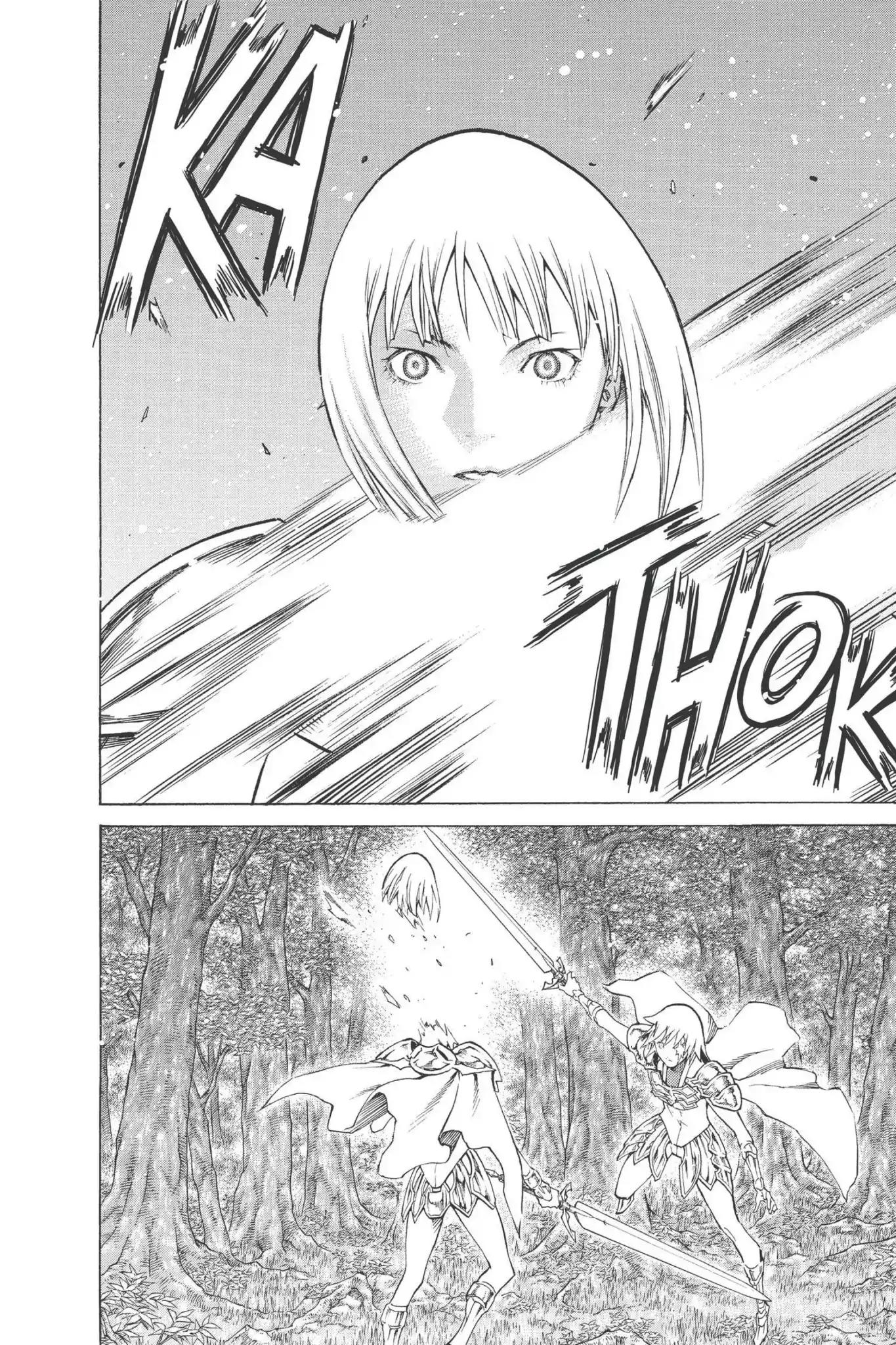 Claymore Chapter 92 page 10 - Chapter 92: Vol.17 Scene 92: The Claws of Memories, Part 3