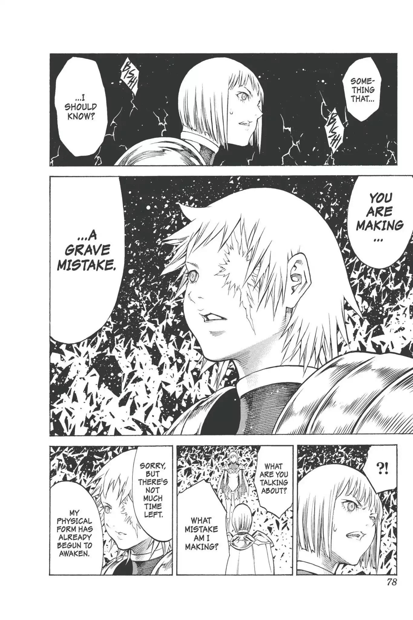 Claymore Chapter 92 page 14 - Chapter 92: Vol.17 Scene 92: The Claws of Memories, Part 3