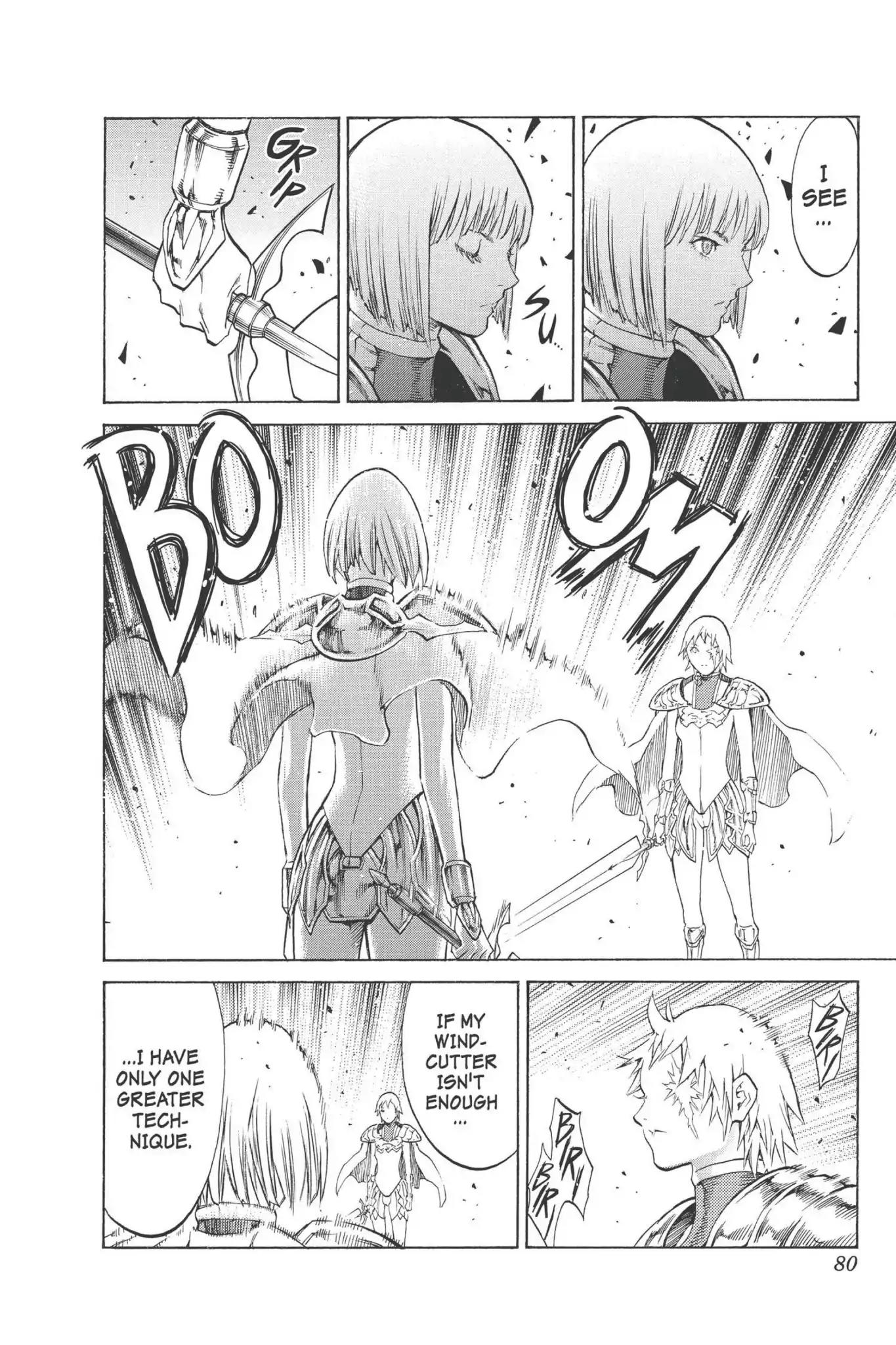 Claymore Chapter 92 page 16 - Chapter 92: Vol.17 Scene 92: The Claws of Memories, Part 3