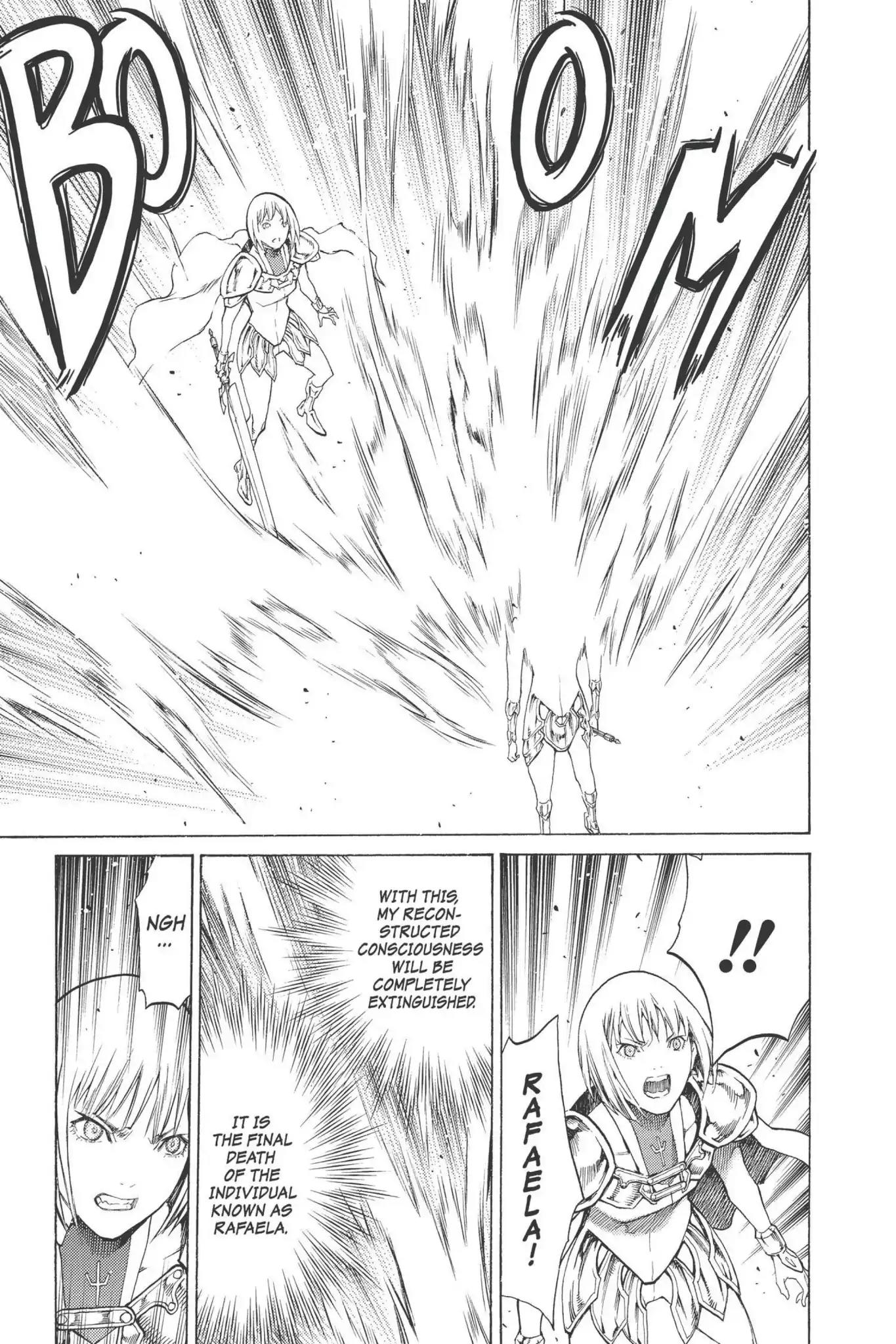 Claymore Chapter 92 page 22 - Chapter 92: Vol.17 Scene 92: The Claws of Memories, Part 3