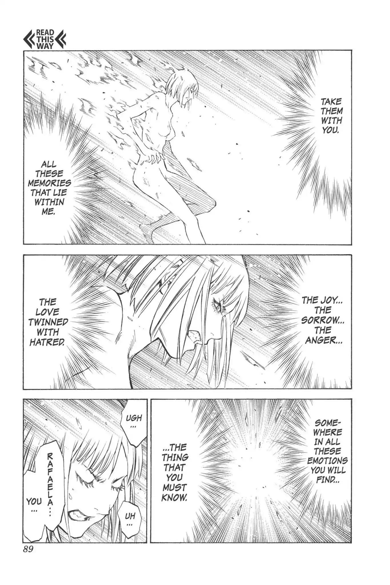 Claymore Chapter 92 page 24 - Chapter 92: Vol.17 Scene 92: The Claws of Memories, Part 3