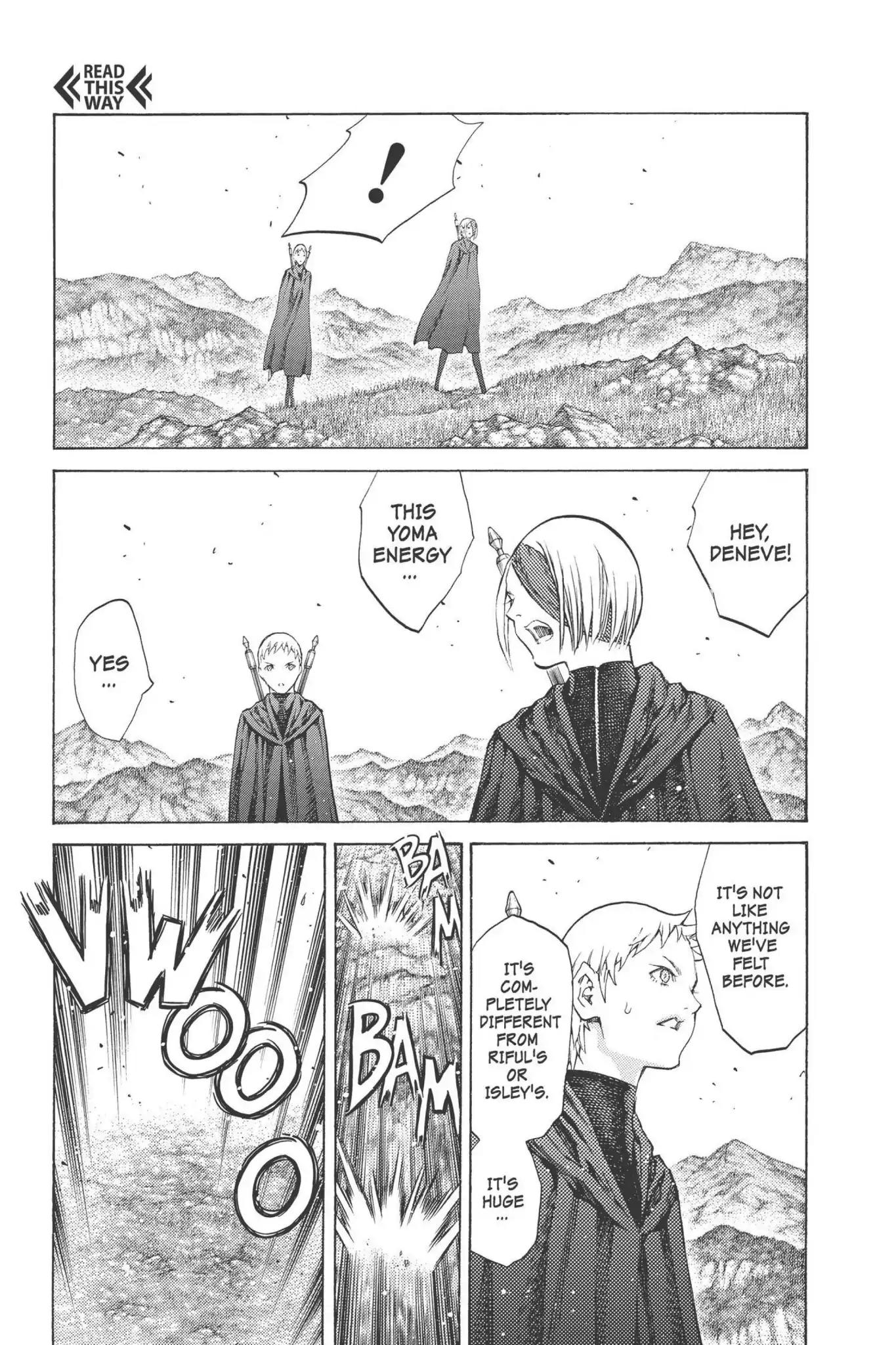 Claymore Chapter 92 page 27 - Chapter 92: Vol.17 Scene 92: The Claws of Memories, Part 3