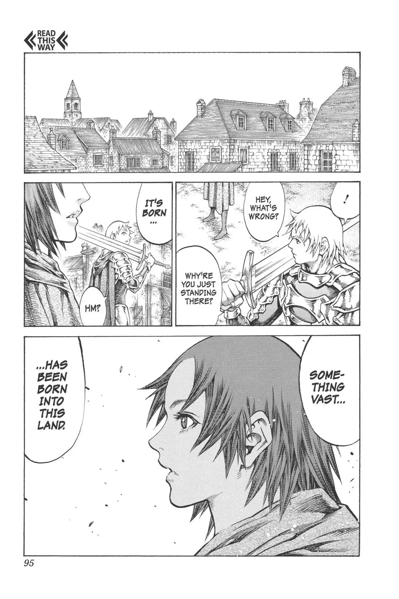Claymore Chapter 92 page 29 - Chapter 92: Vol.17 Scene 92: The Claws of Memories, Part 3