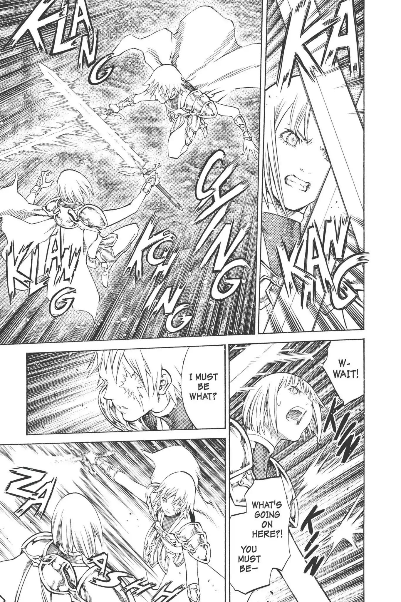 Claymore Chapter 92 page 5 - Chapter 92: Vol.17 Scene 92: The Claws of Memories, Part 3