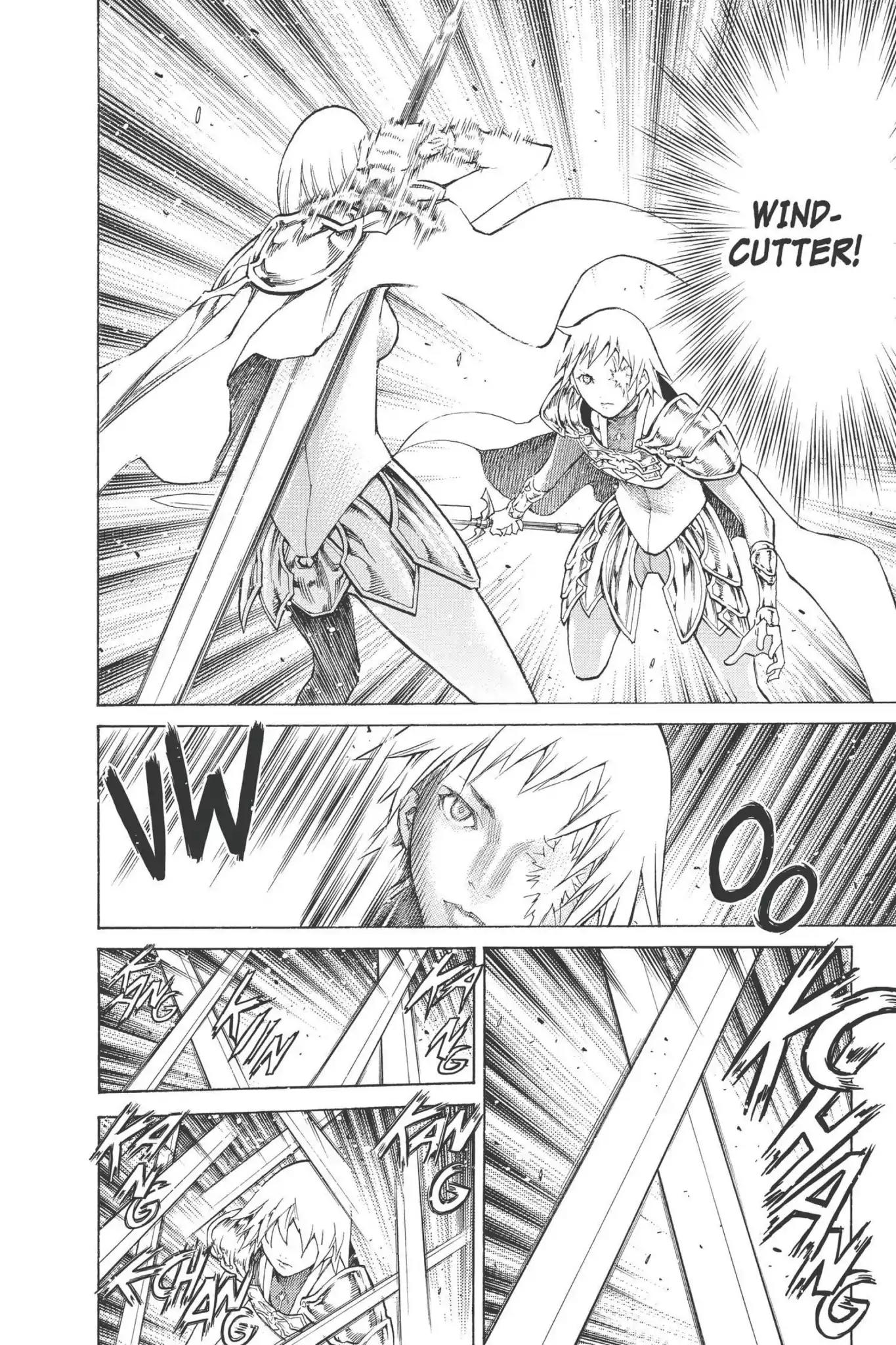 Claymore Chapter 92 page 8 - Chapter 92: Vol.17 Scene 92: The Claws of Memories, Part 3