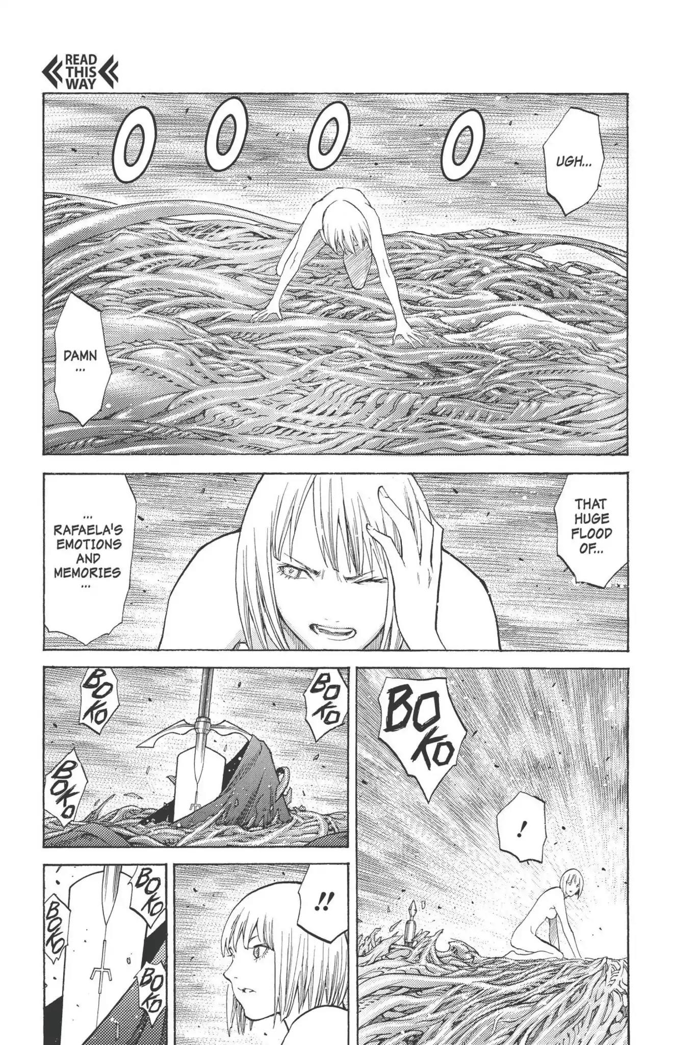 Claymore Chapter 93 page 10 - Chapter 93: Vol.17 Scene 93: The Claws of Memories, Part 4