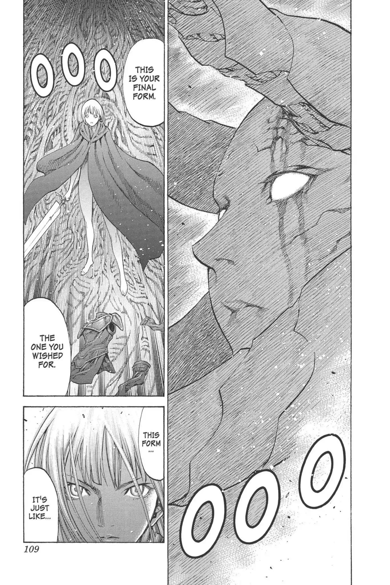 Claymore Chapter 93 page 12 - Chapter 93: Vol.17 Scene 93: The Claws of Memories, Part 4