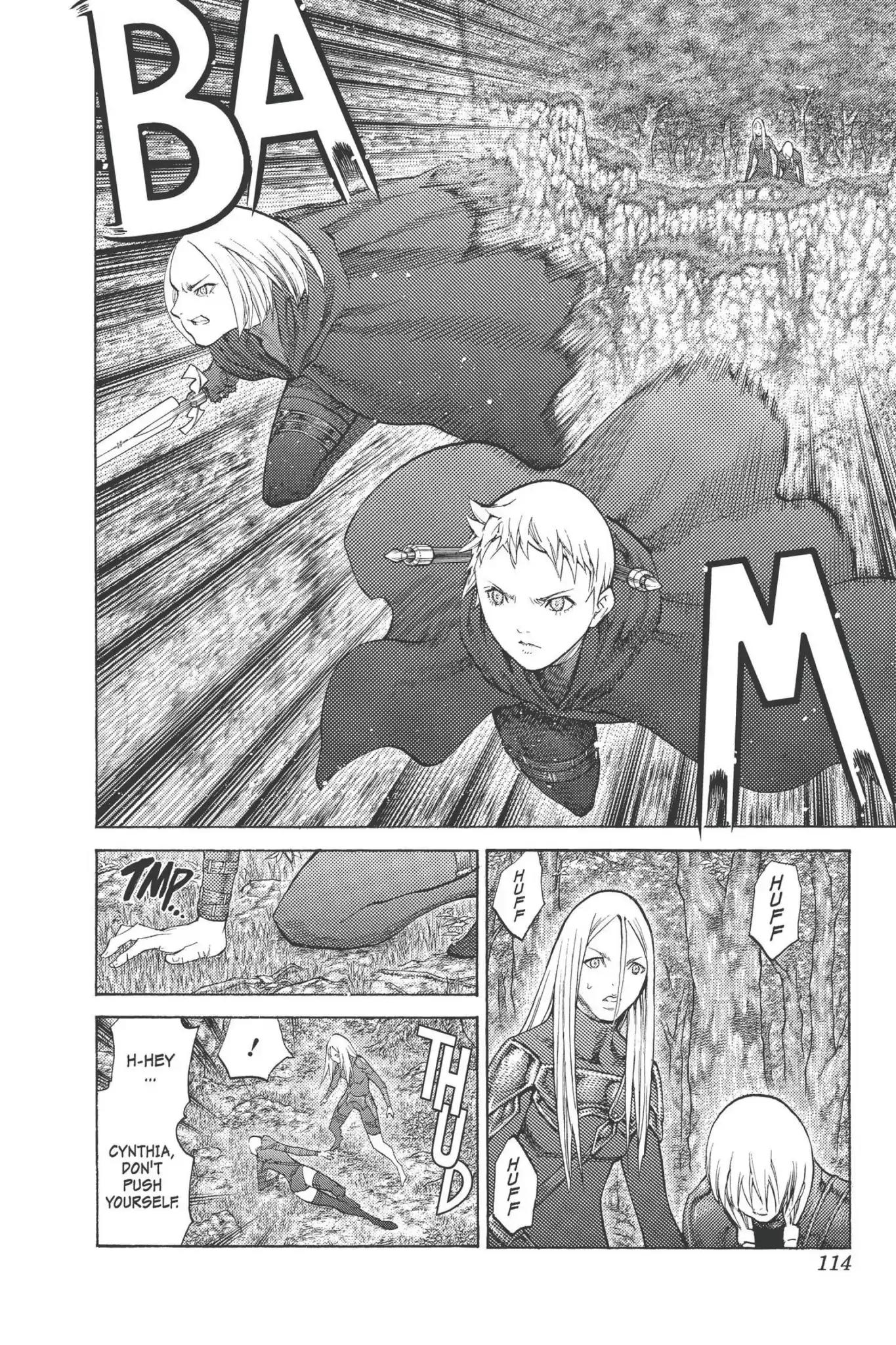 Claymore Chapter 93 page 16 - Chapter 93: Vol.17 Scene 93: The Claws of Memories, Part 4