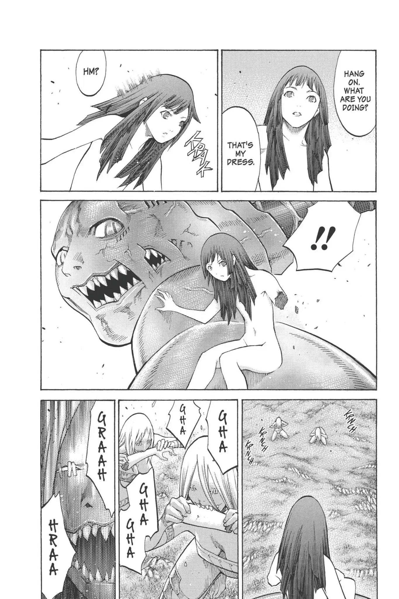 Claymore Chapter 93 page 20 - Chapter 93: Vol.17 Scene 93: The Claws of Memories, Part 4