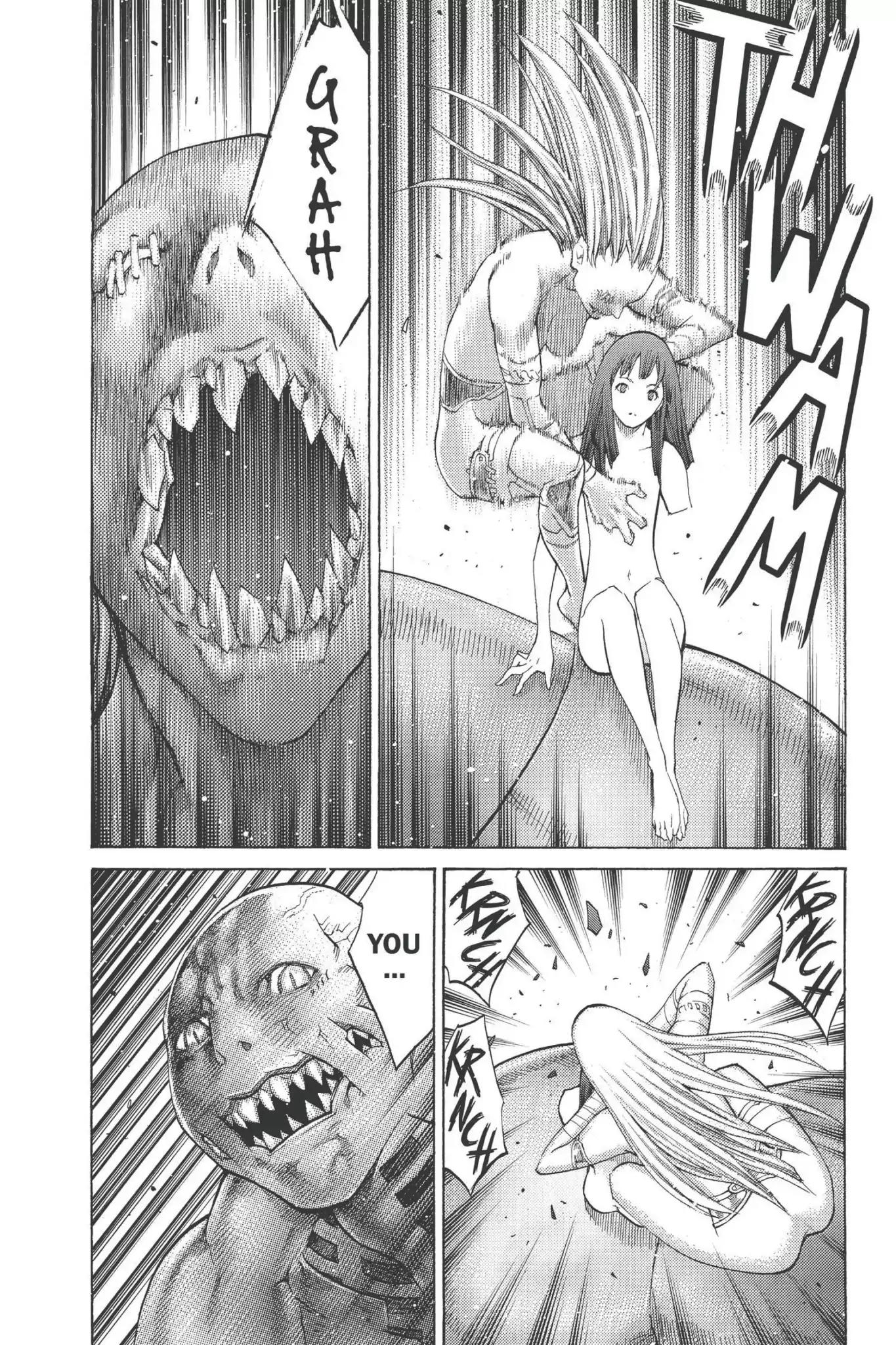 Claymore Chapter 93 page 24 - Chapter 93: Vol.17 Scene 93: The Claws of Memories, Part 4