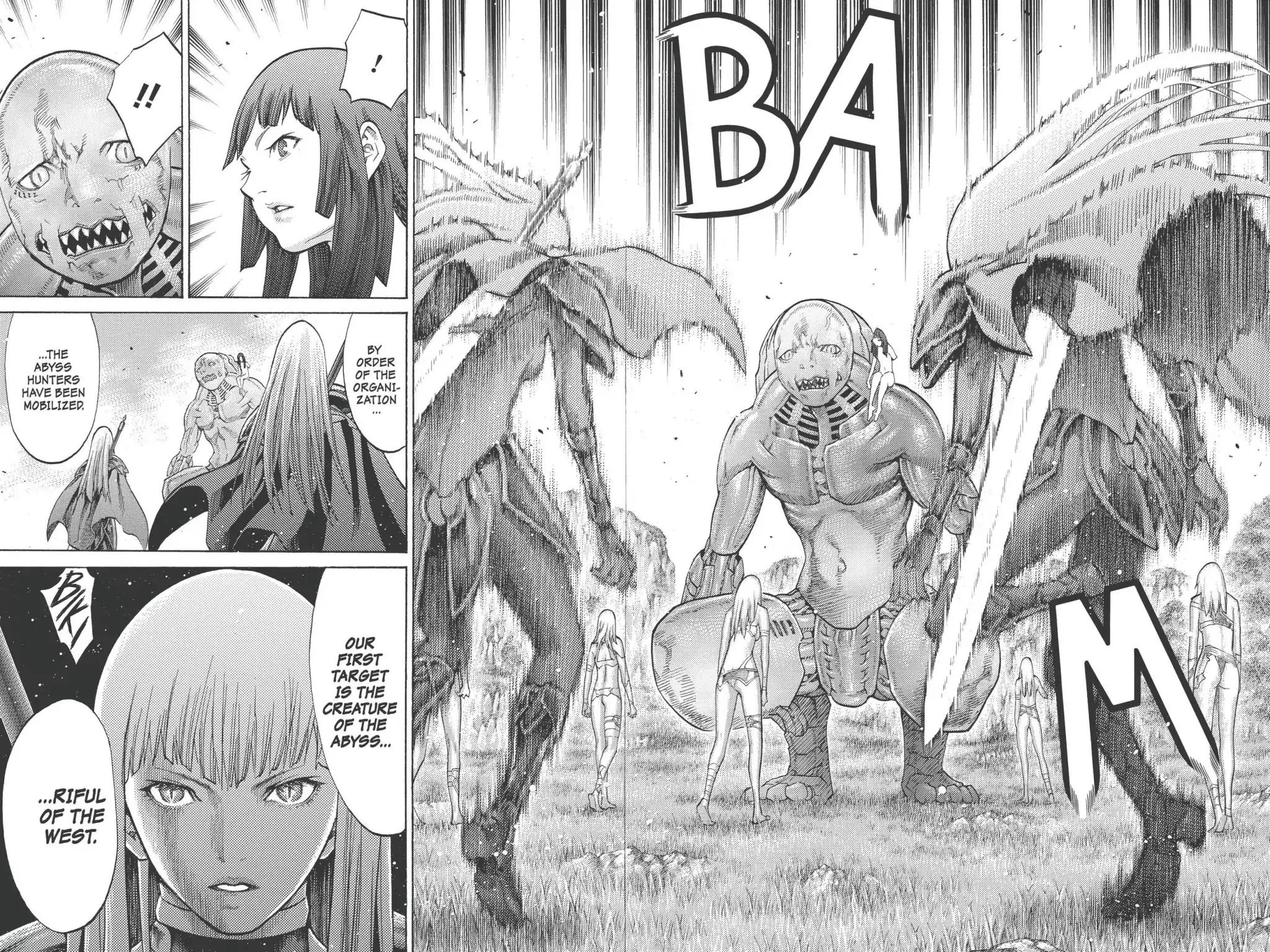 Claymore Chapter 93 page 28 - Chapter 93: Vol.17 Scene 93: The Claws of Memories, Part 4