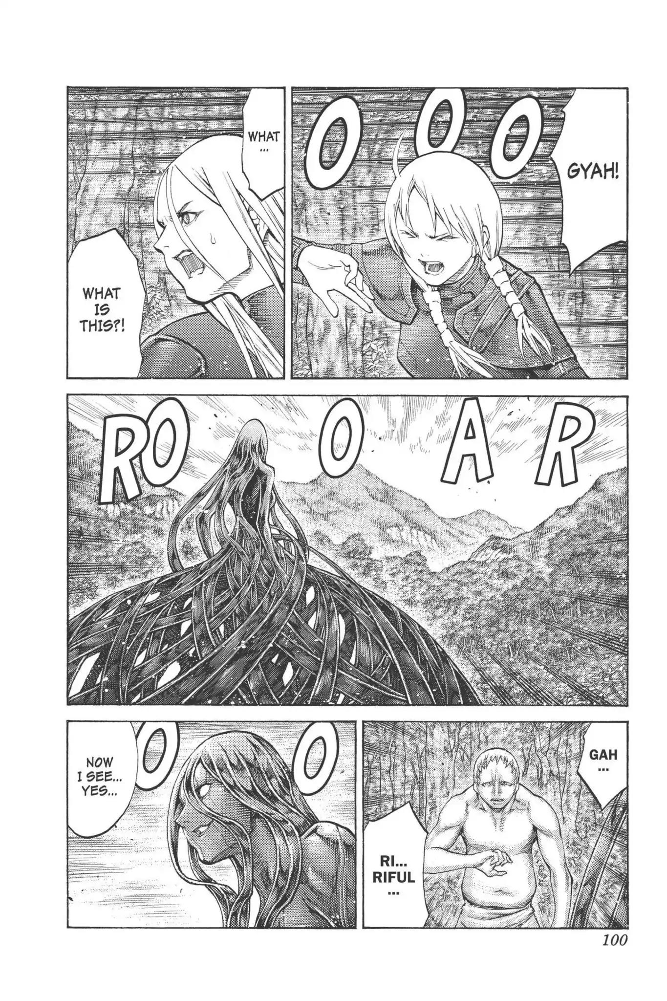 Claymore Chapter 93 page 3 - Chapter 93: Vol.17 Scene 93: The Claws of Memories, Part 4