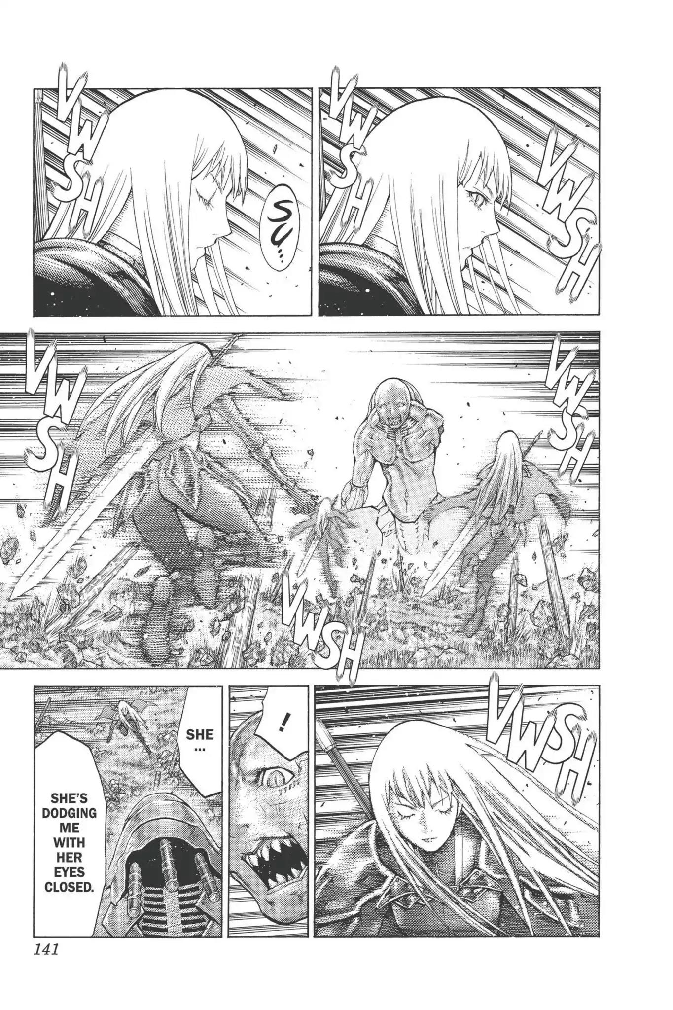 Claymore Chapter 94 page 12 - Chapter 94: Vol.17 Scene 94: The Claws of Memories, Part 5