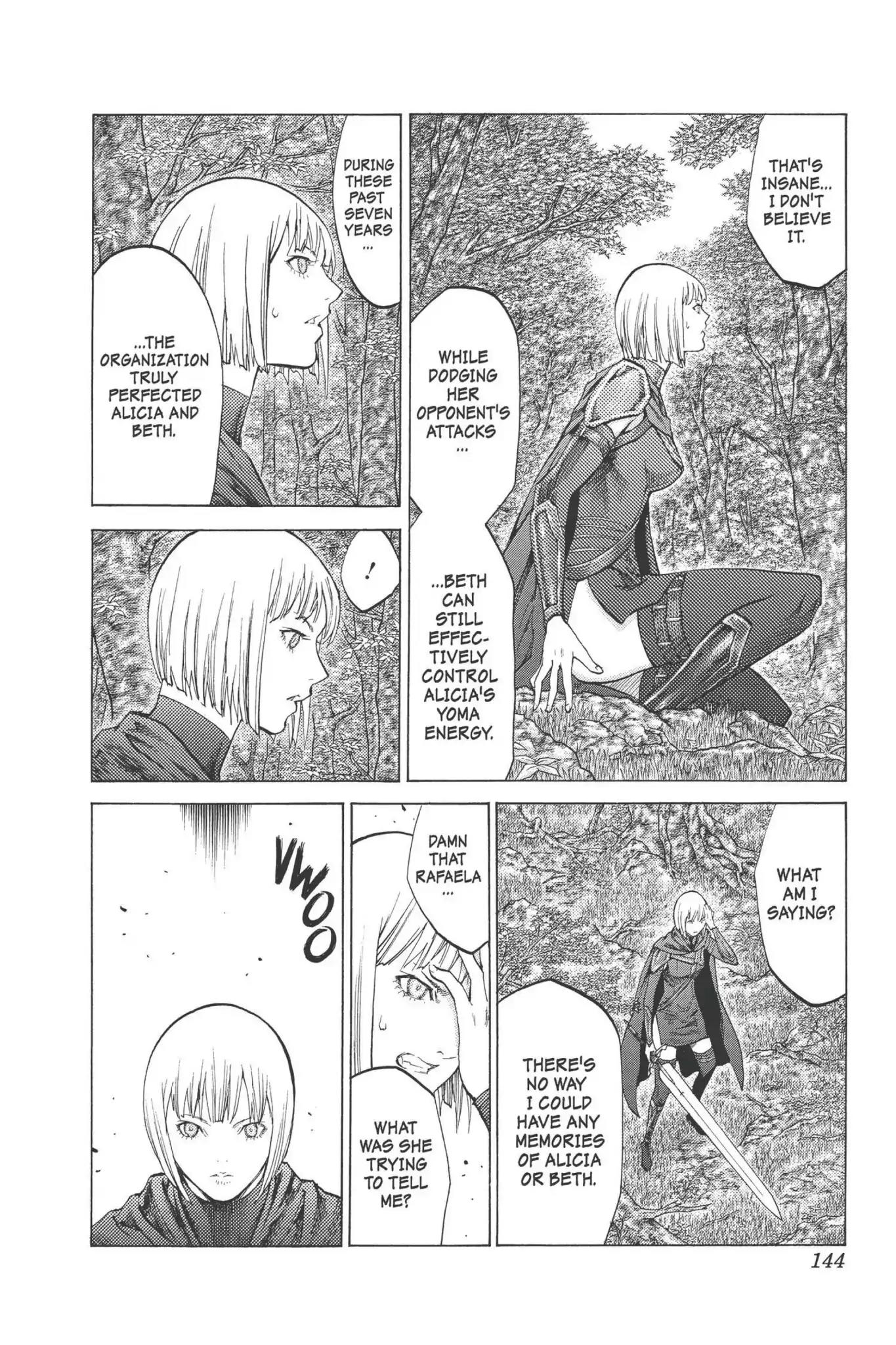 Claymore Chapter 94 page 15 - Chapter 94: Vol.17 Scene 94: The Claws of Memories, Part 5