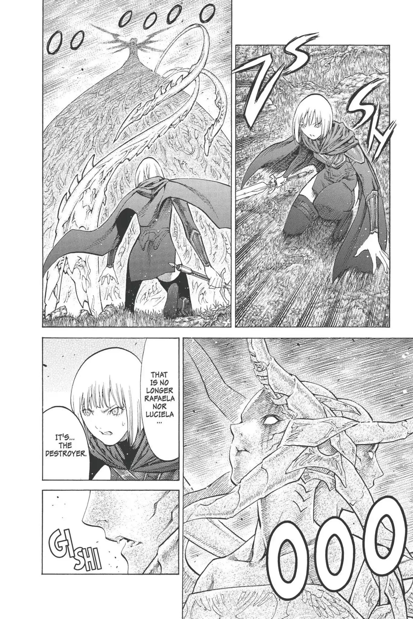 Claymore Chapter 94 page 17 - Chapter 94: Vol.17 Scene 94: The Claws of Memories, Part 5