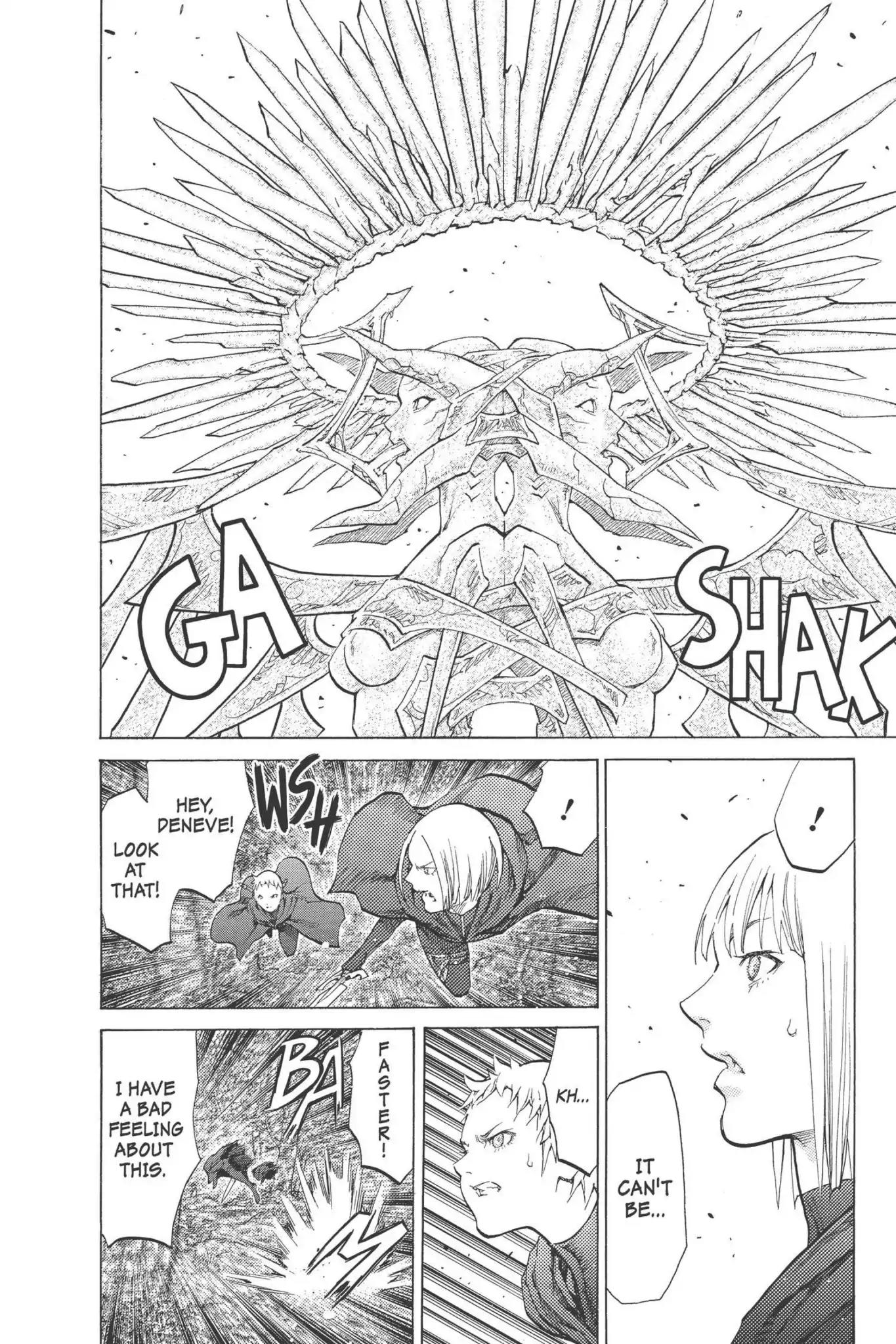 Claymore Chapter 94 page 19 - Chapter 94: Vol.17 Scene 94: The Claws of Memories, Part 5