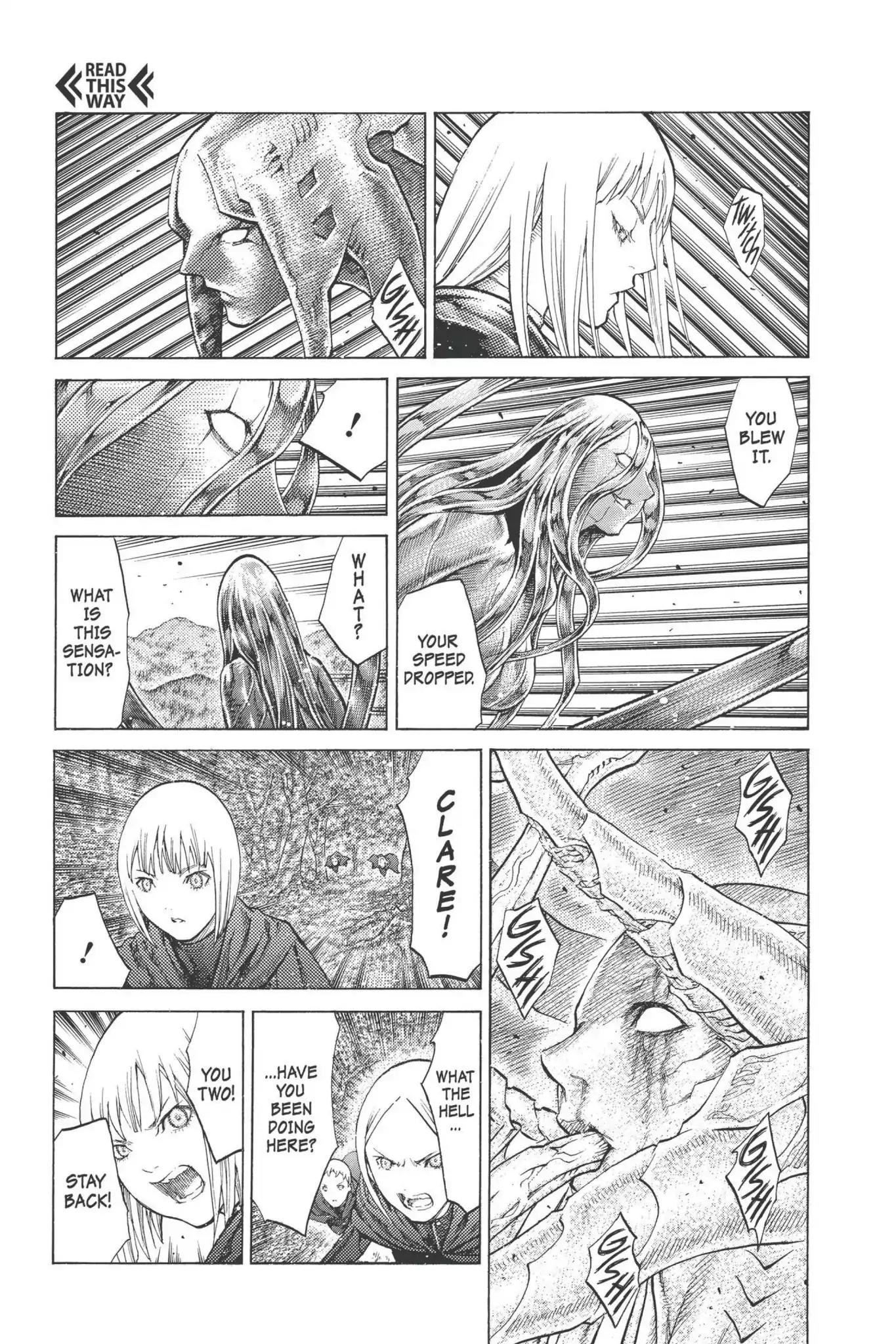 Claymore Chapter 94 page 20 - Chapter 94: Vol.17 Scene 94: The Claws of Memories, Part 5