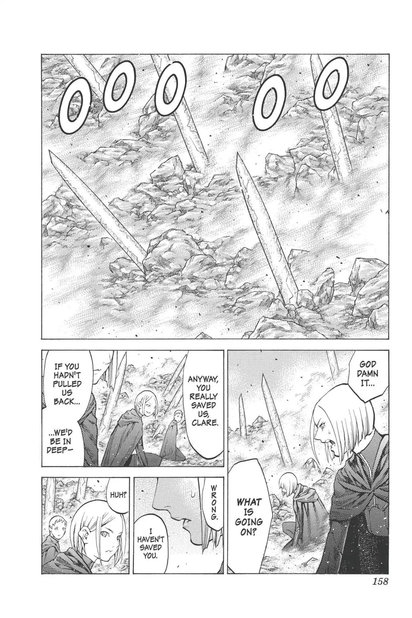Claymore Chapter 94 page 28 - Chapter 94: Vol.17 Scene 94: The Claws of Memories, Part 5