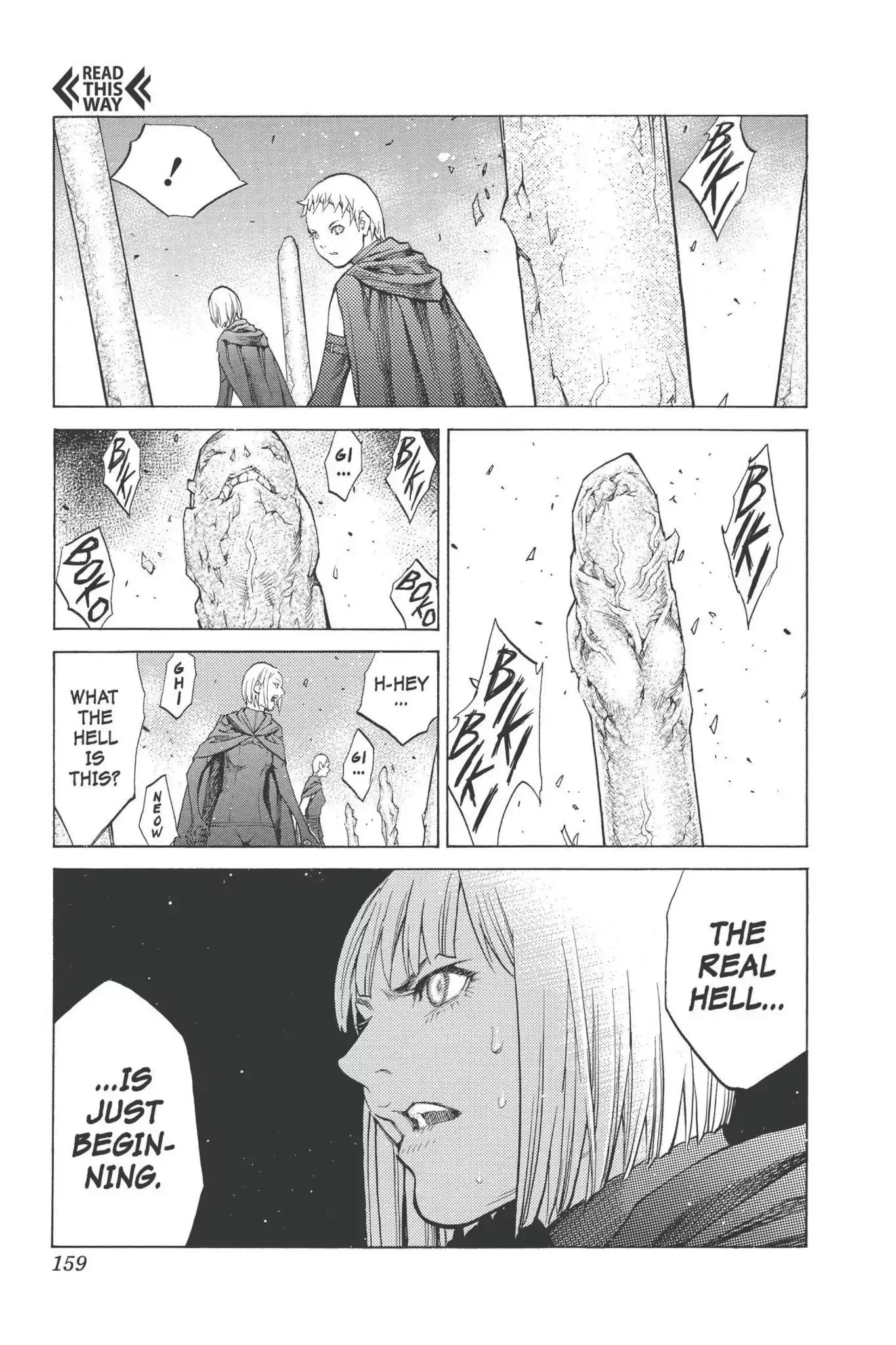 Claymore Chapter 94 page 29 - Chapter 94: Vol.17 Scene 94: The Claws of Memories, Part 5