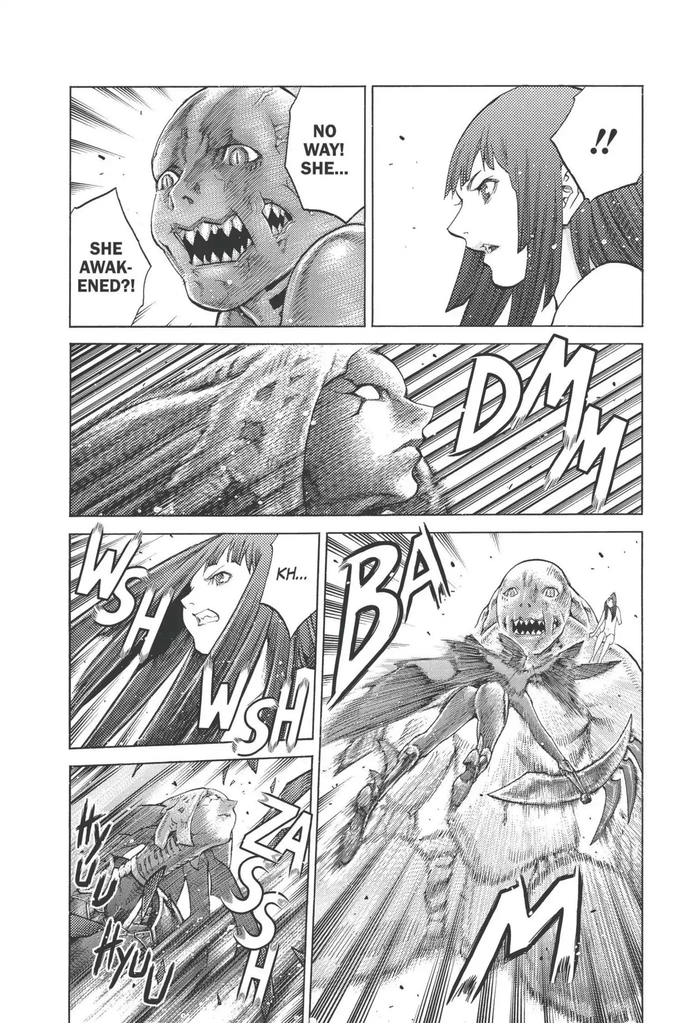Claymore Chapter 94 page 3 - Chapter 94: Vol.17 Scene 94: The Claws of Memories, Part 5