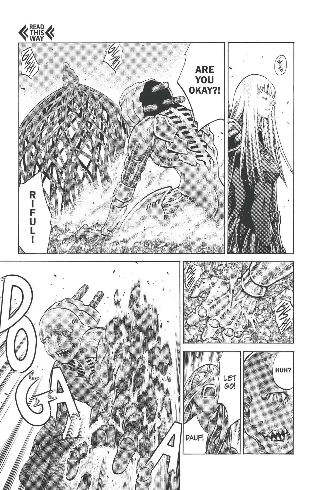 Claymore Chapter 94 page 6 - Chapter 94: Vol.17 Scene 94: The Claws of Memories, Part 5