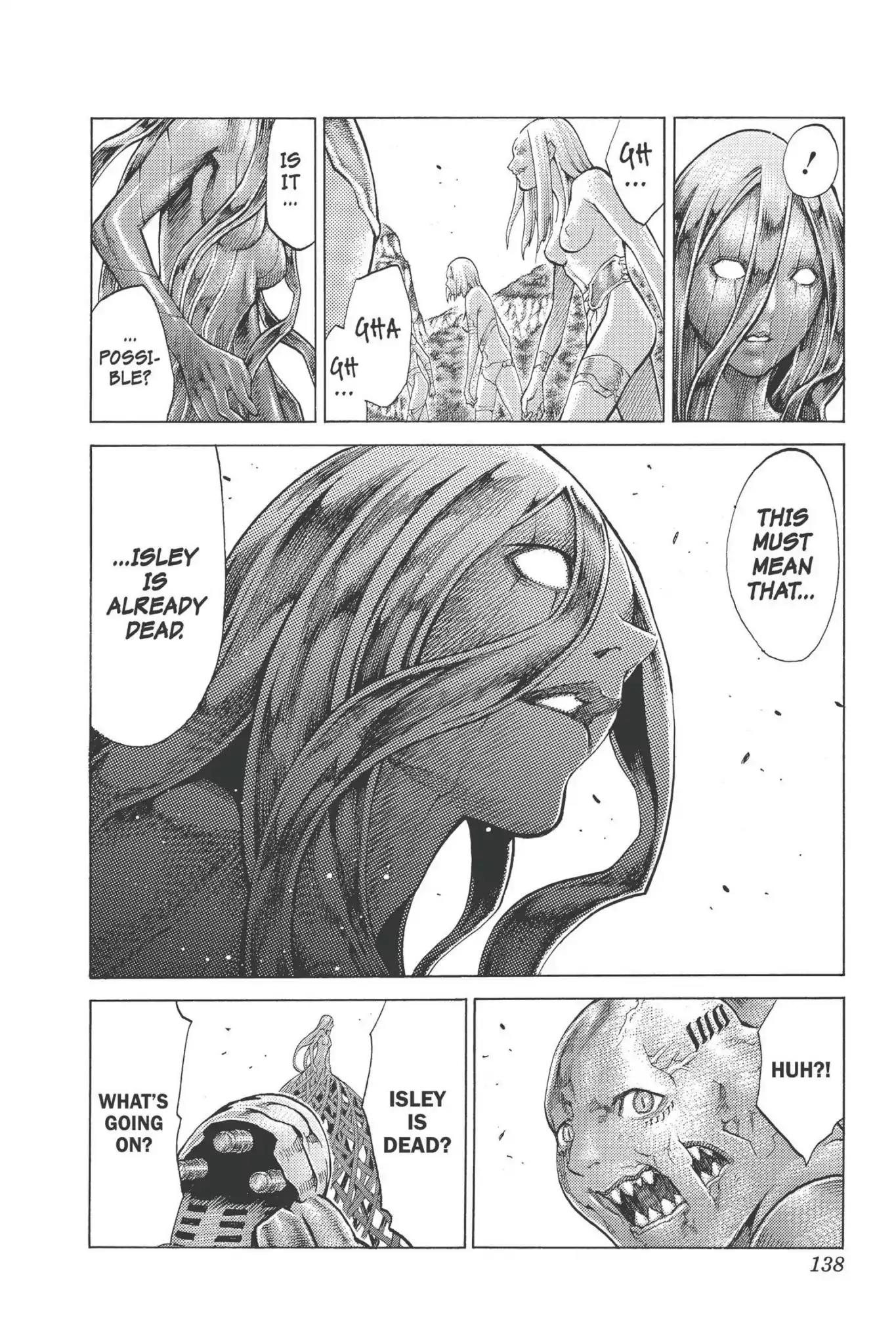 Claymore Chapter 94 page 9 - Chapter 94: Vol.17 Scene 94: The Claws of Memories, Part 5