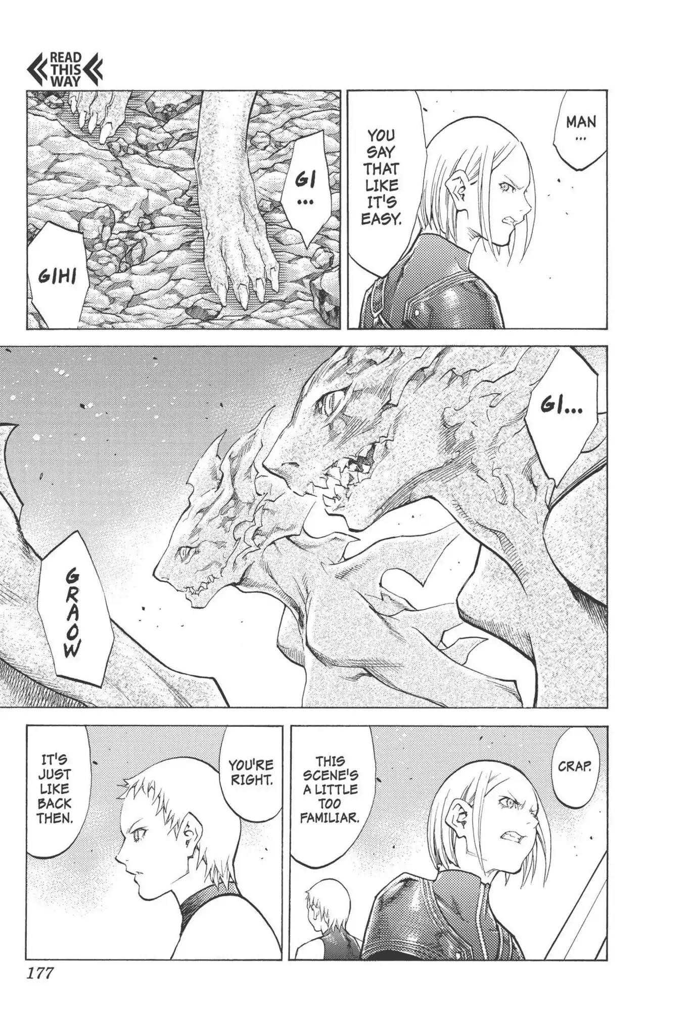 Claymore Chapter 95 page 16 - Chapter 95: Vol.17 Scene 95: The Claws of Memories, Part 6